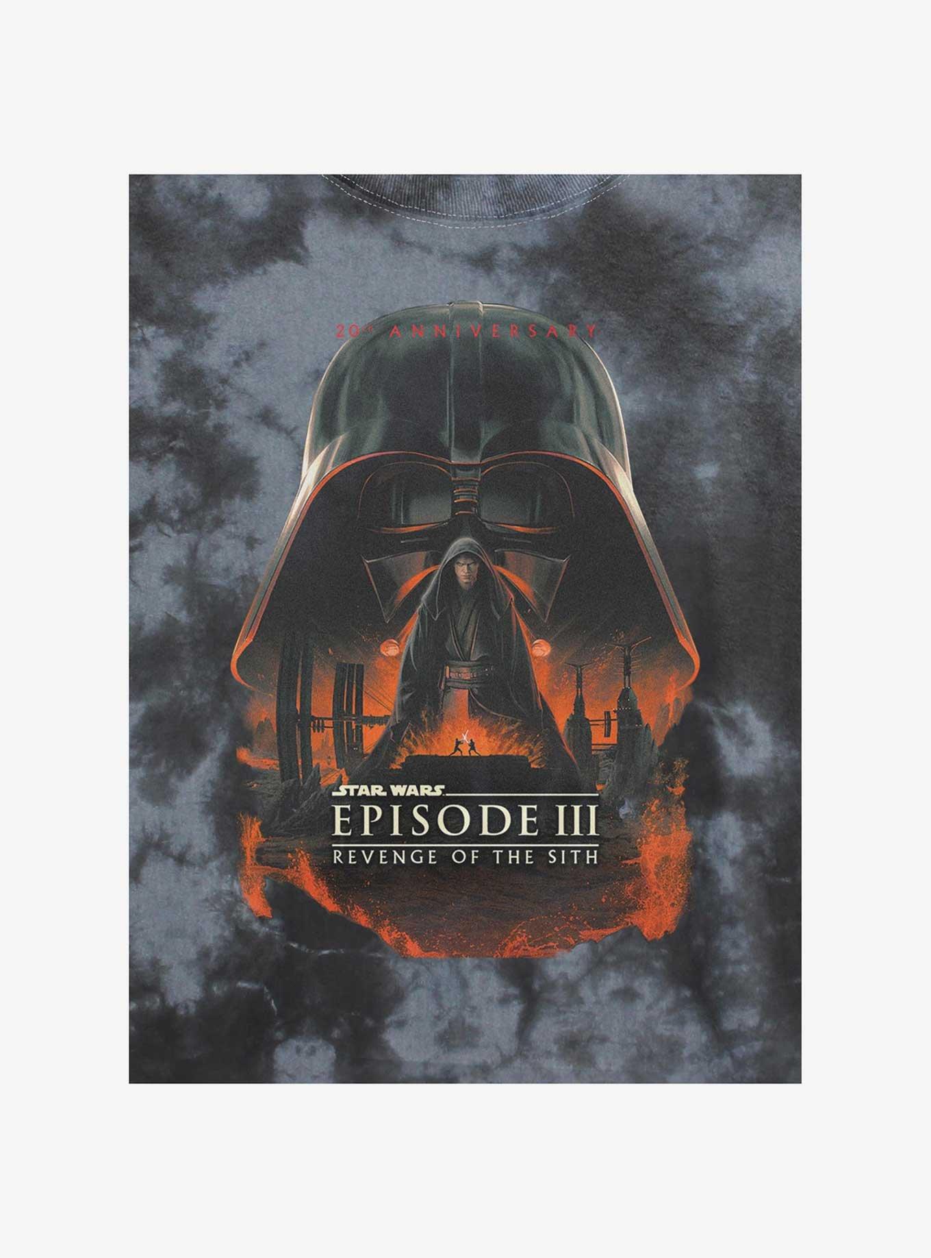 Star Wars Episode III: Revenge Of The Sith 20th Anniversary Poster Tie-Dye T-Shirt, , hi-res