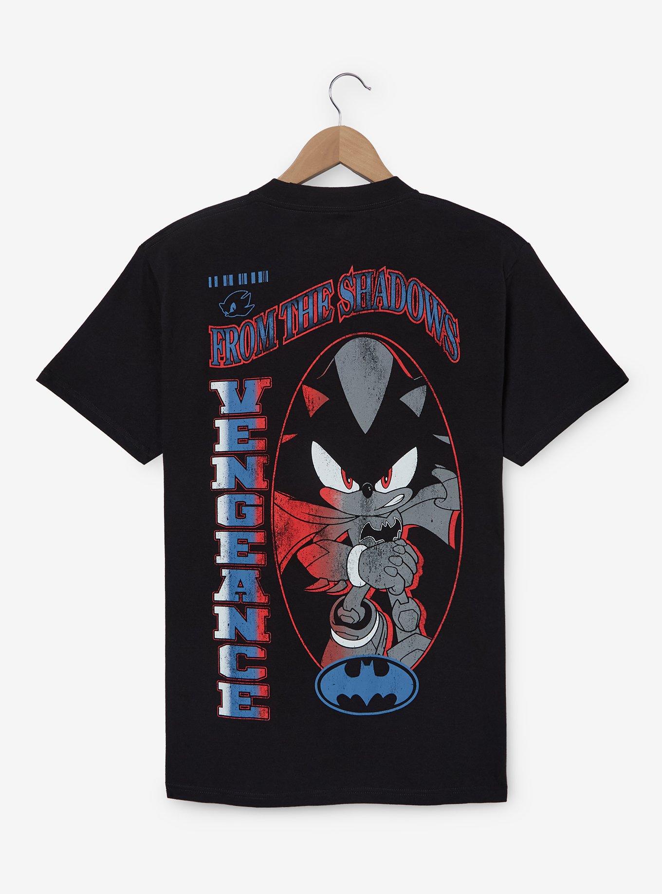 Sonic the Hedgehog DC Comics Shadow x Batman T-Shirt - BoxLunch Exclusive, , hi-res