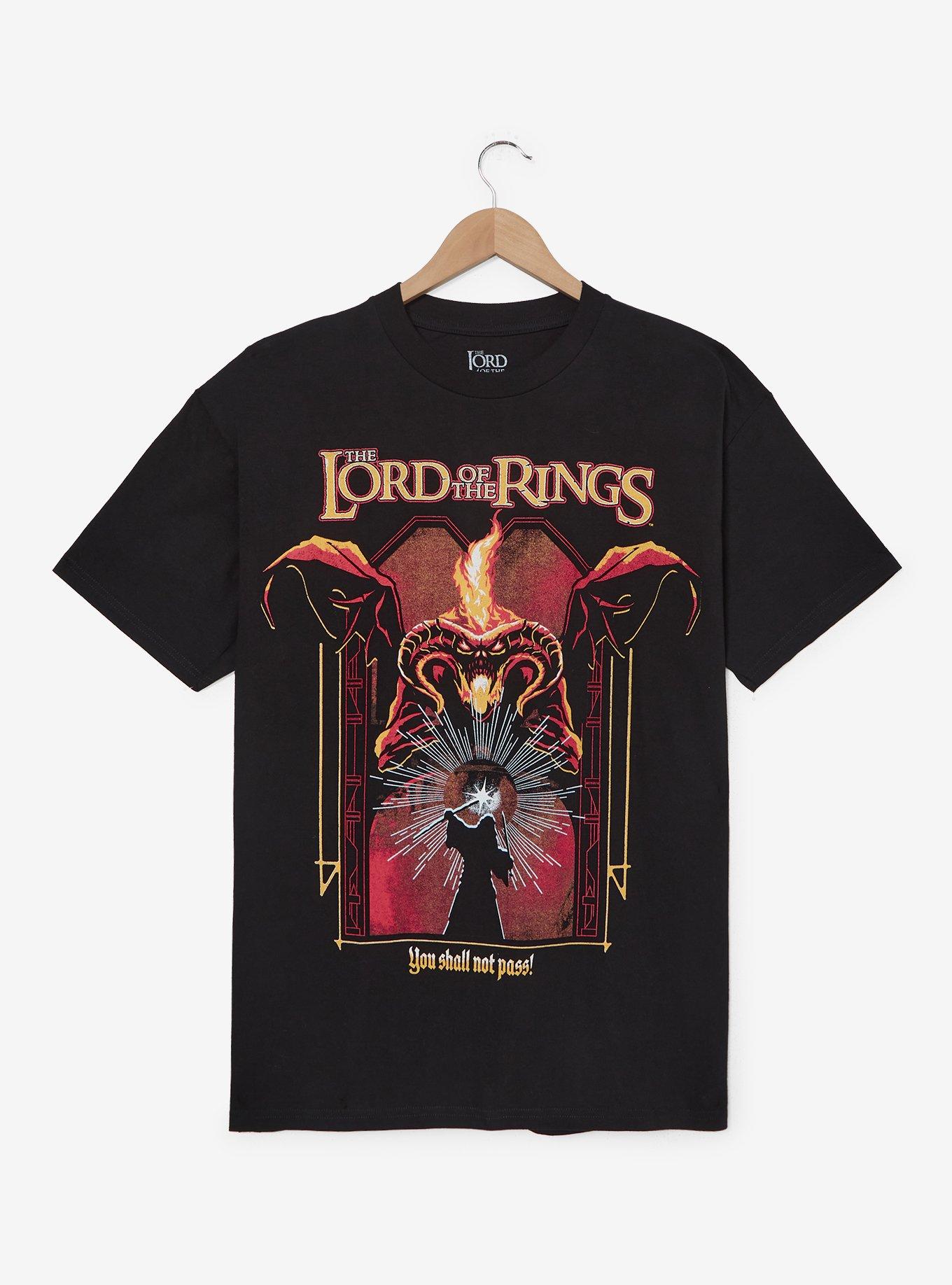 The Lord of the Rings Balrog You Shall Not Pass Tonal T-Shirt — BoxLunch Exclusive, , hi-res