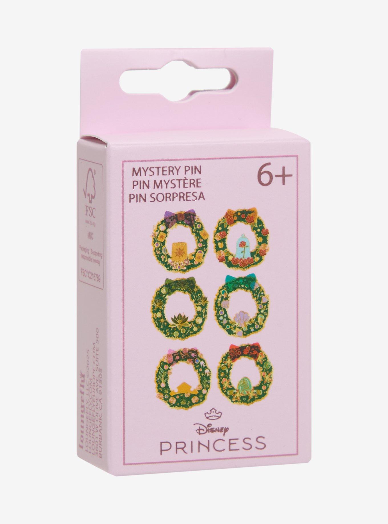 Loungefly Disney Princess Wreaths 3D Bow Blind Box Enamel Pin — BoxLunch Exclusive , , hi-res