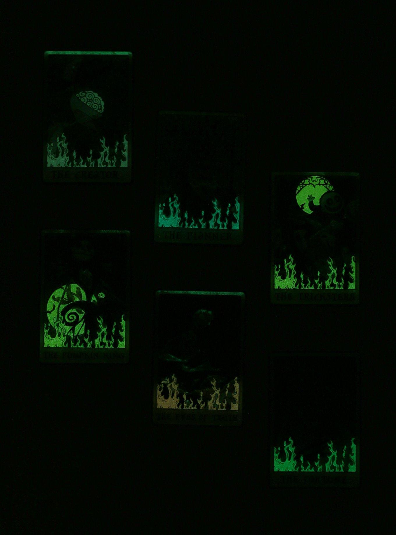 Loungefly Disney The Nightmare Before Christmas Tarot Card Glow-in-the-Dark Blind Box Enamel Pin - BoxLunch Exclusive, , hi-res