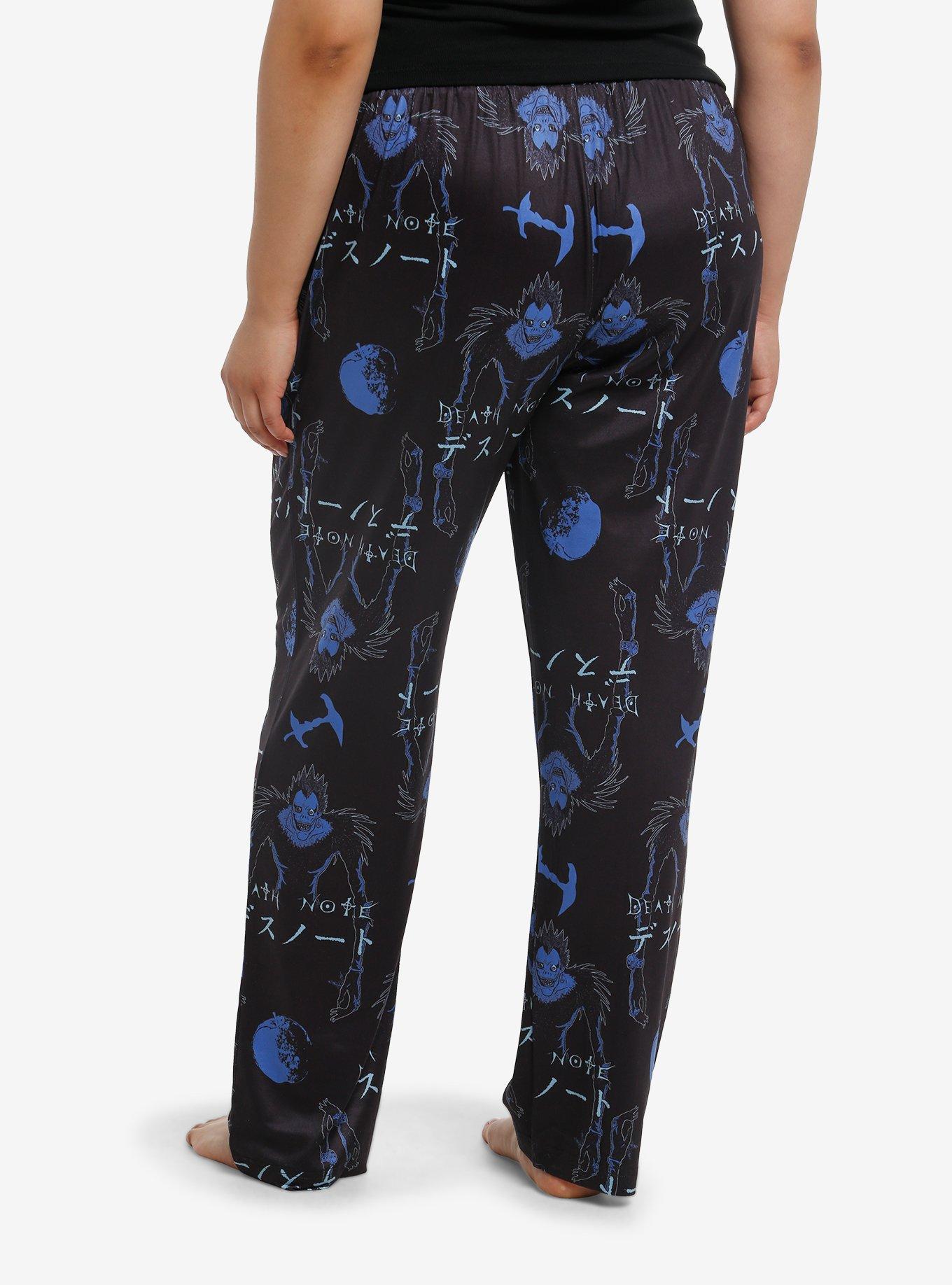 Death Note Ryuk Apple Pajama Pants Plus Size, , hi-res