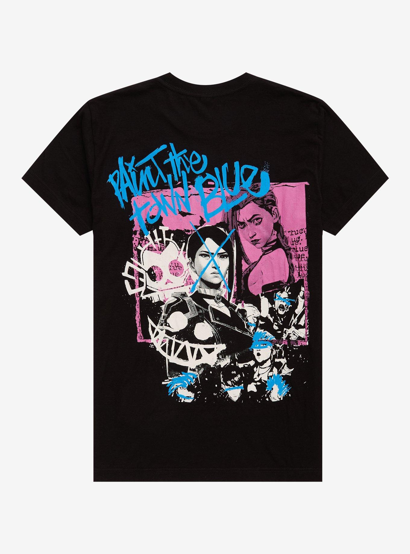 Arcane Jinx Graffiti Poster Double-Sided T-Shirt, , hi-res