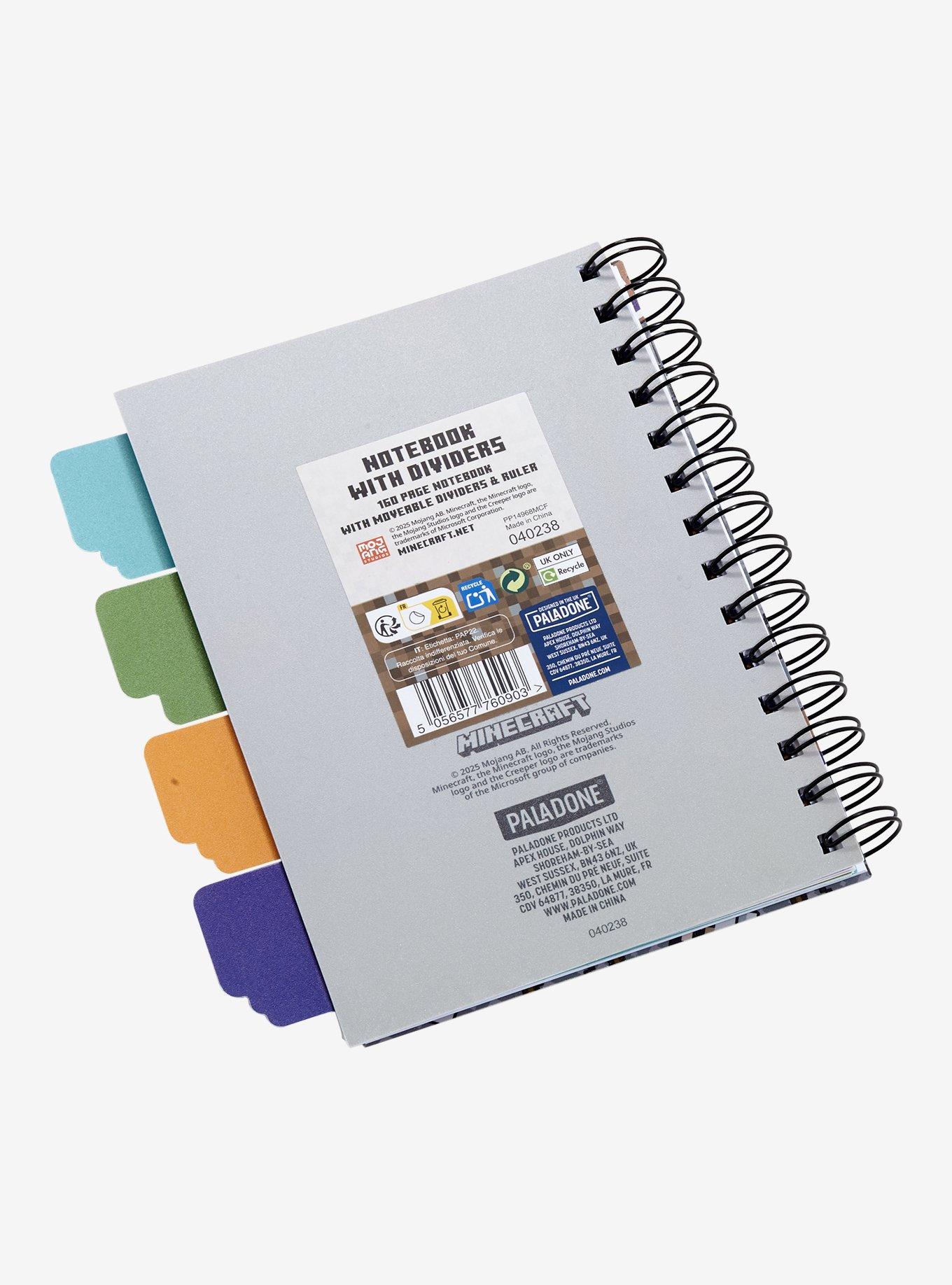 Minecraft Figural Notebook With Dividers, , hi-res