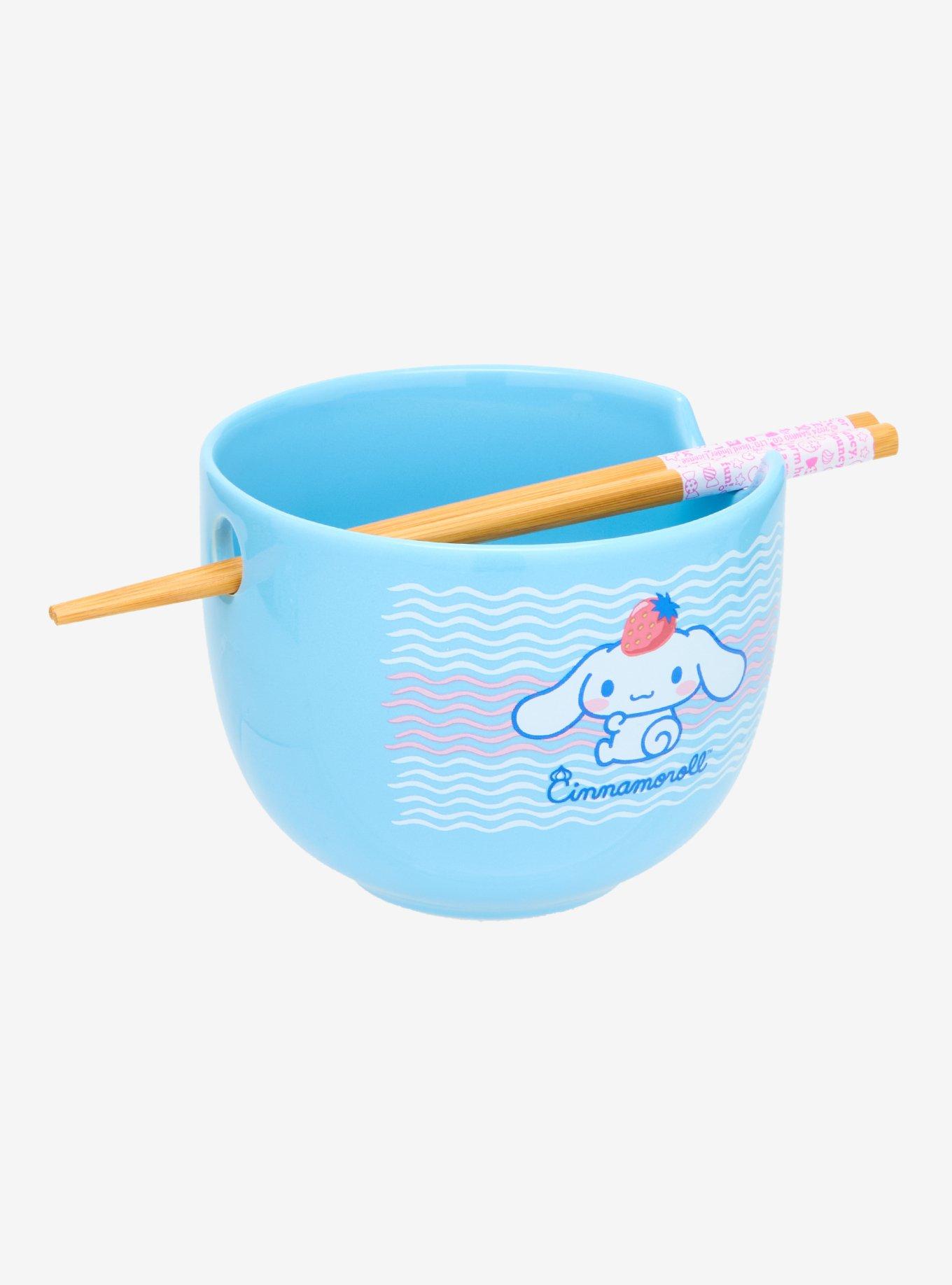Sanrio Cinnamoroll Waves Blue Ramen Set, , hi-res