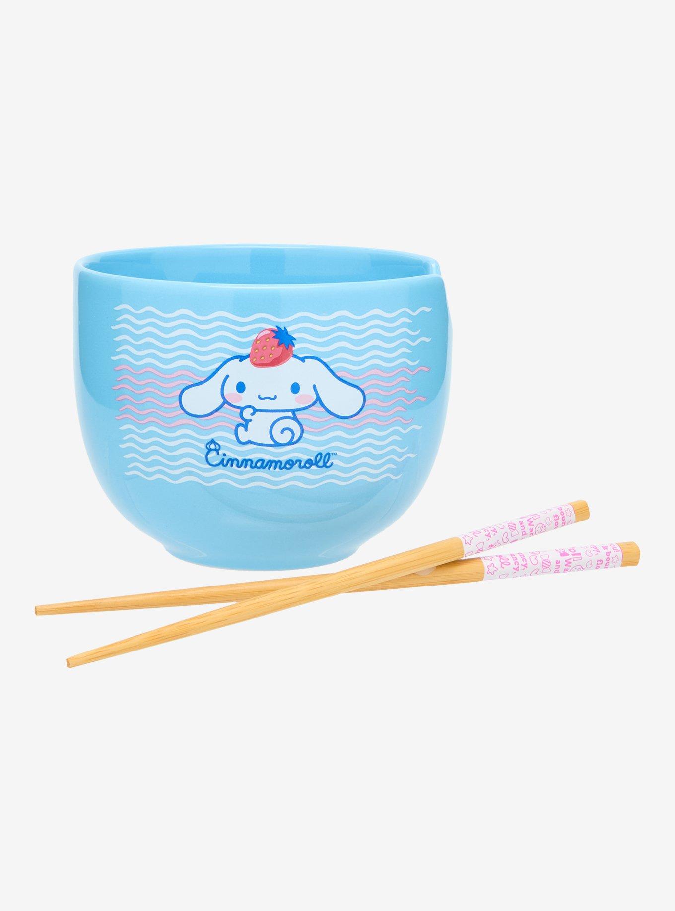 Sanrio Cinnamoroll Waves Blue Ramen Set, , alternate