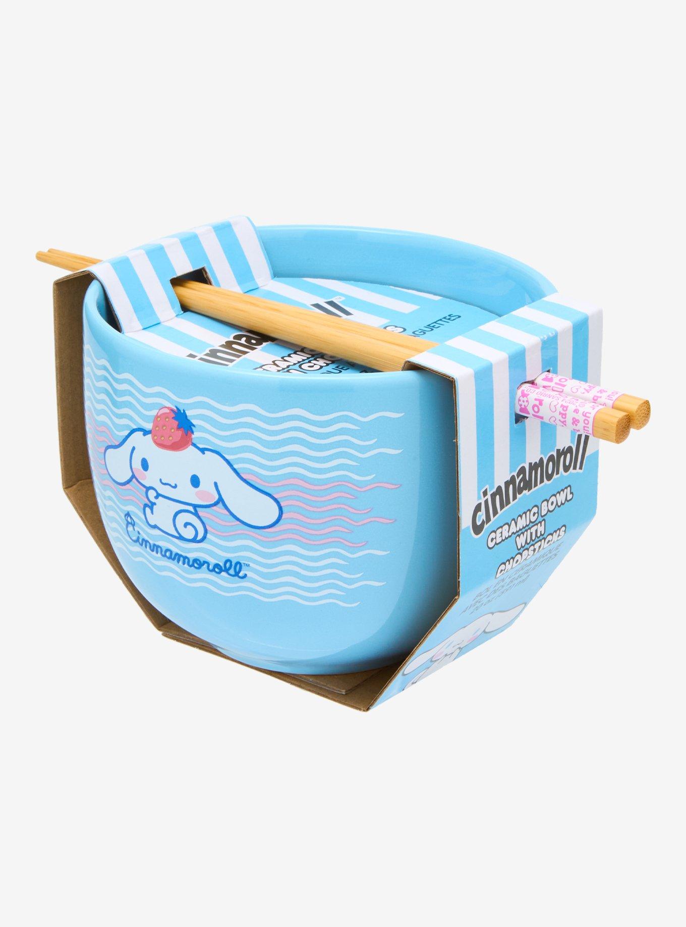 Sanrio Cinnamoroll Waves Blue Ramen Set, , alternate