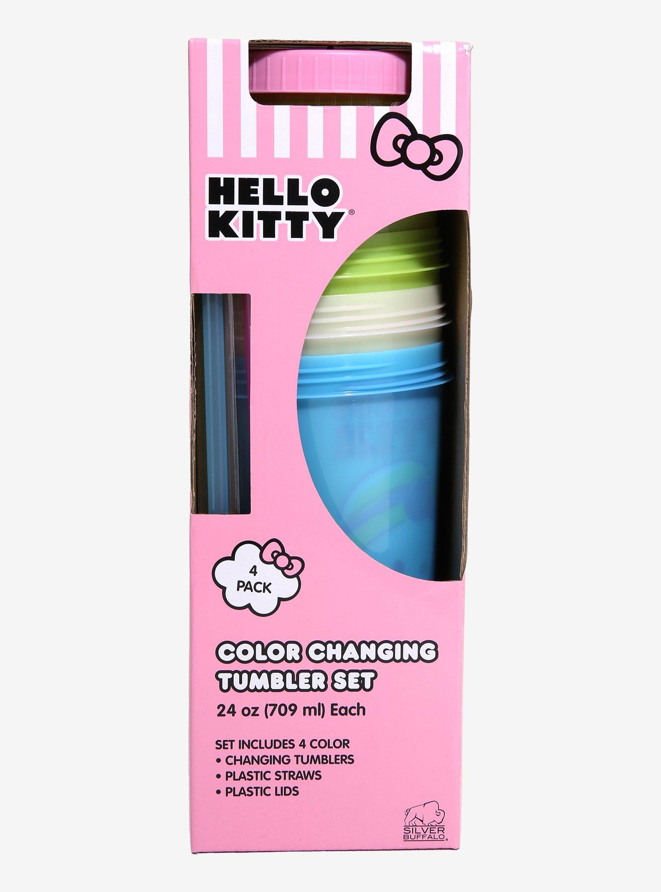 Sanrio Hello Kitty Color Changing Tumbler Set, , alternate