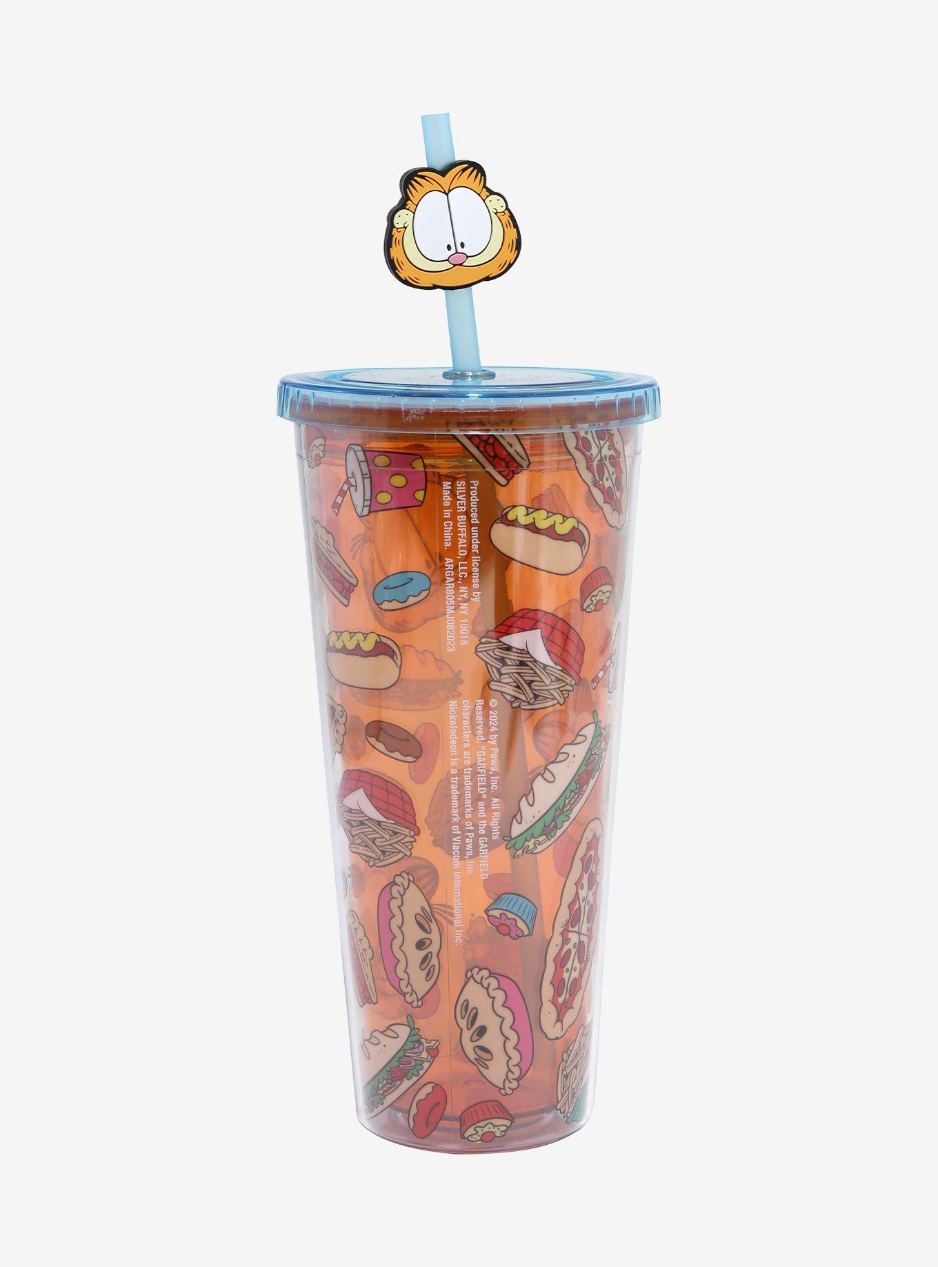 Garfield Snack Time Carnival Cup With Straw Charm, , alternate