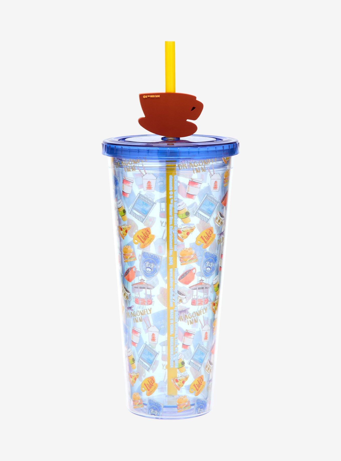 Gilmore Girls Luke's Diner Foodie Carnival Cup With Straw Charm