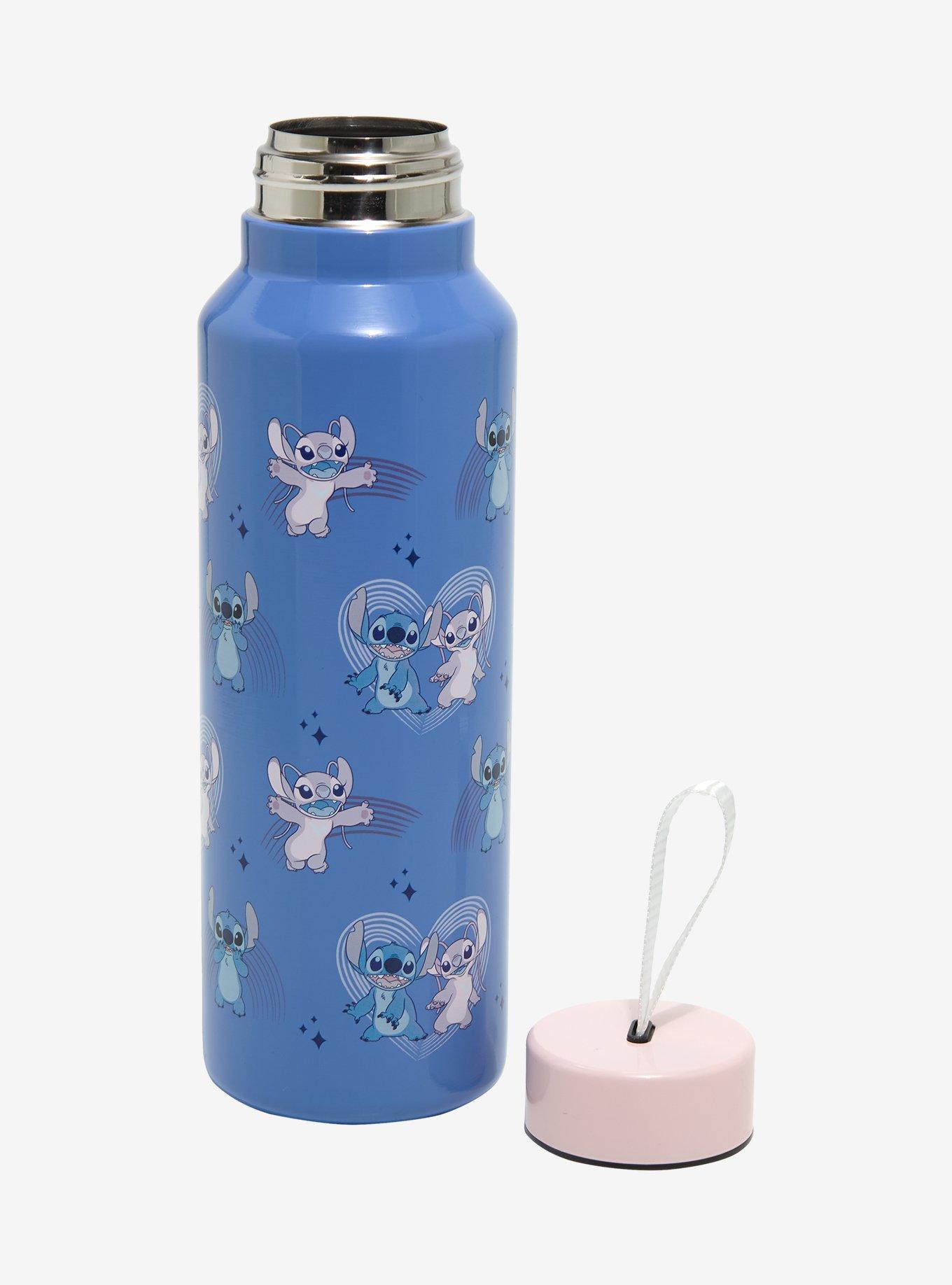 Disney Lilo & Stitch Angel & Stitch Water Bottle, , hi-res