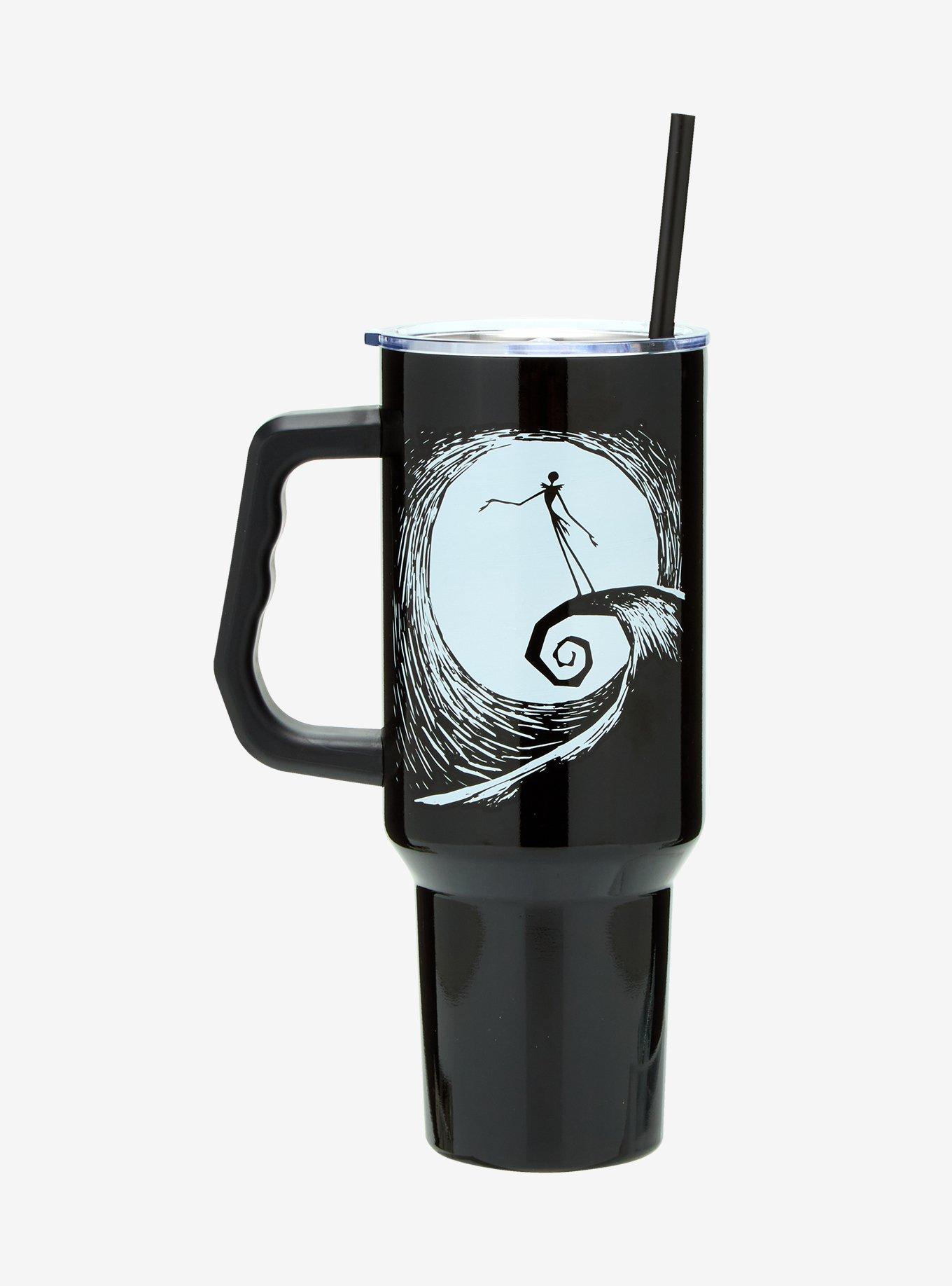 Disney The Nightmare Before Christmas Spiral Hill Straw Tumbler With Handle, , hi-res
