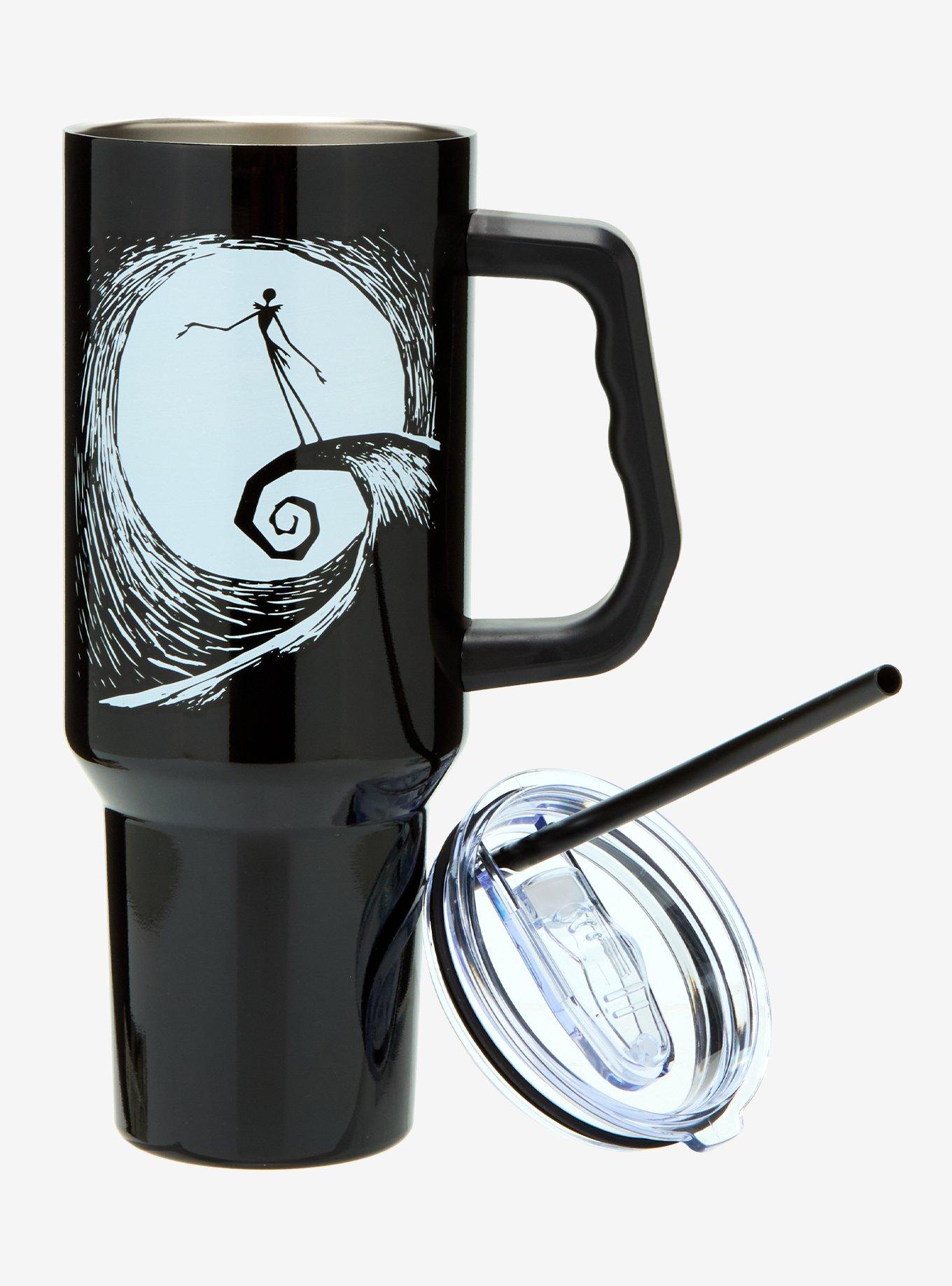 Disney The Nightmare Before Christmas Spiral Hill Straw Tumbler With Handle, , alternate