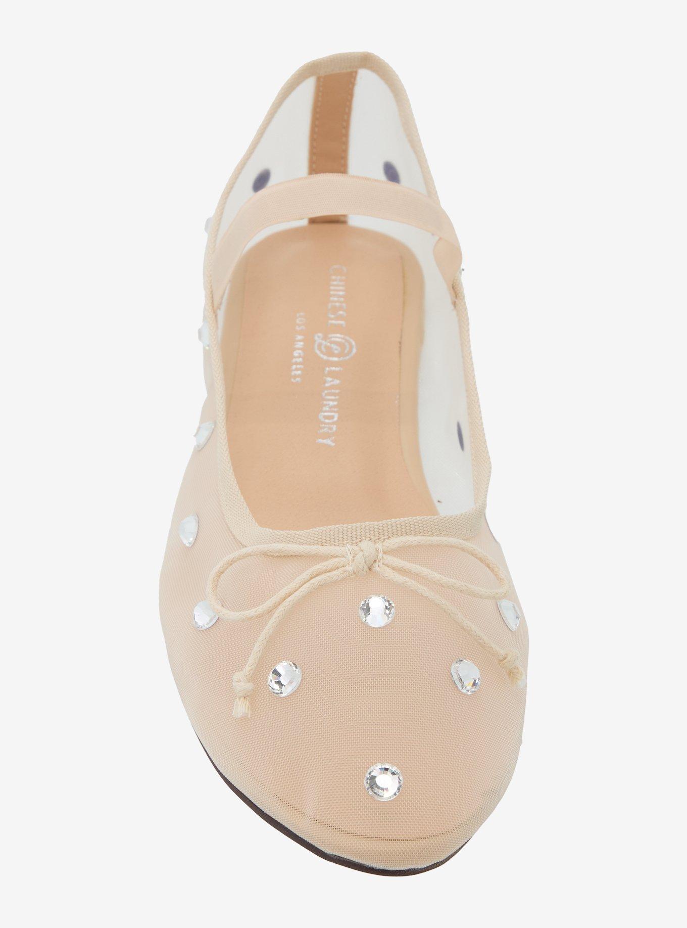 Chinese Laundry Nude Bling Mesh Flats, MULTI, alternate