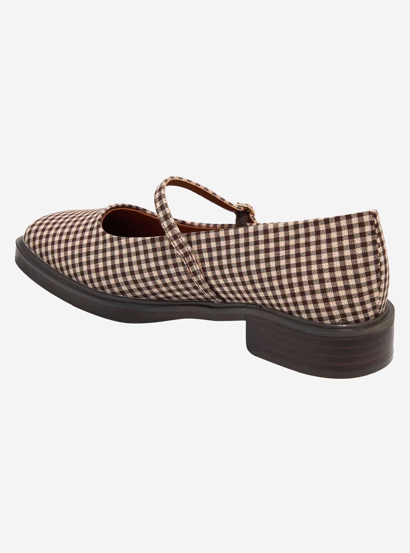 Chinese Laundry Brown Gingham Sonia Mary Janes, MULTI, alternate