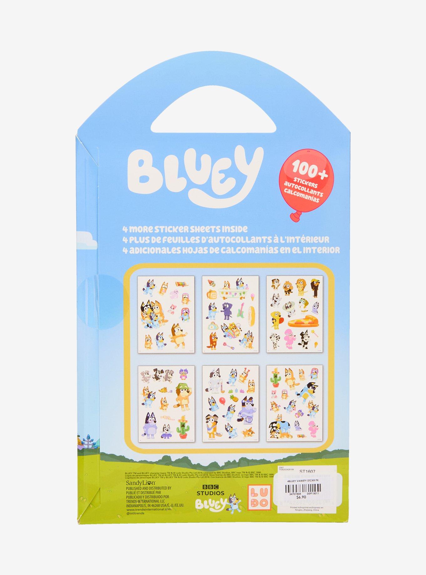 Bluey Characters Sticker Pack, , hi-res