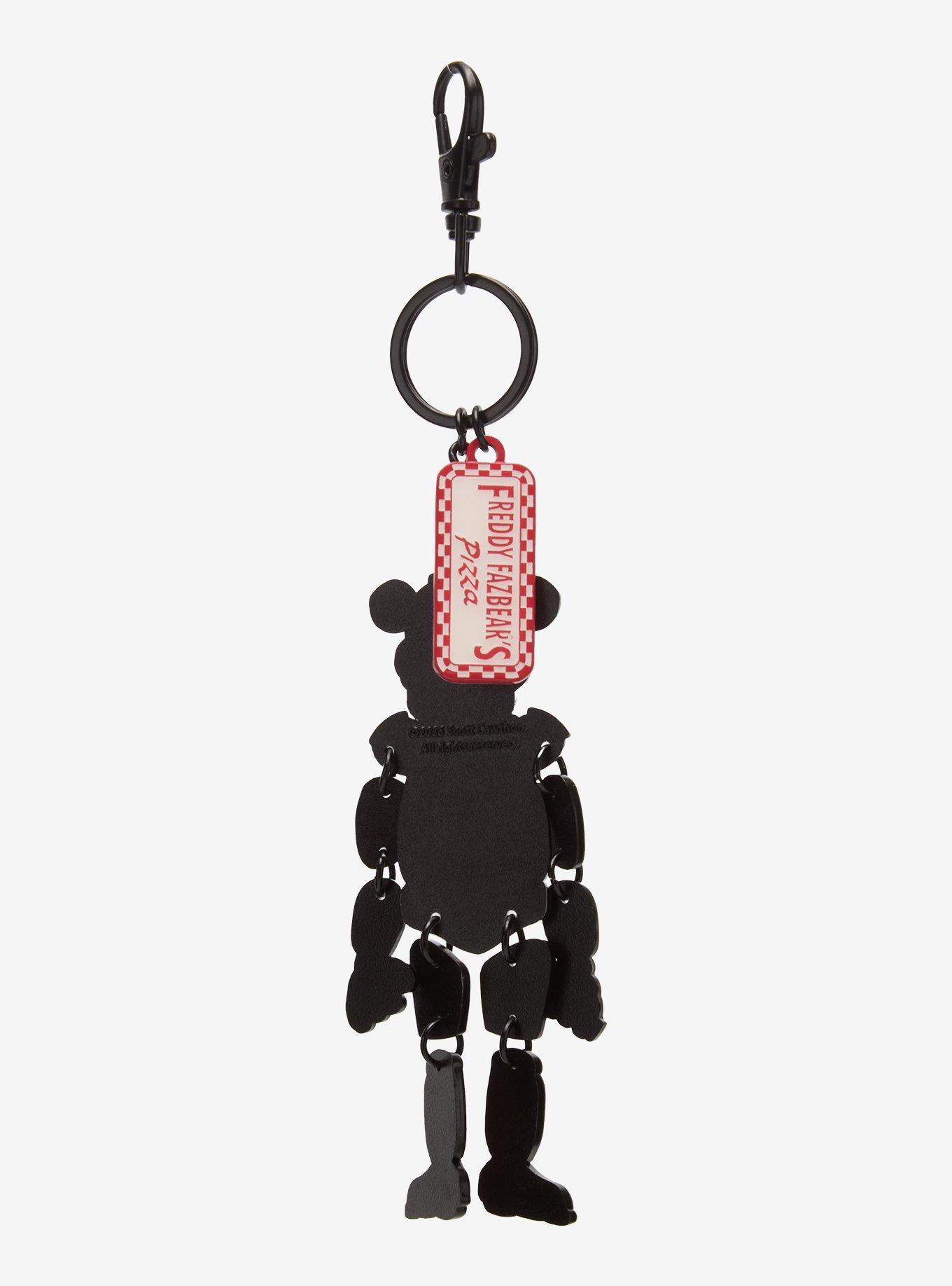 Five Nights at Freddy's Freddy Fazbear Dangle Charm Keychain - BoxLunch Exclusive, , hi-res