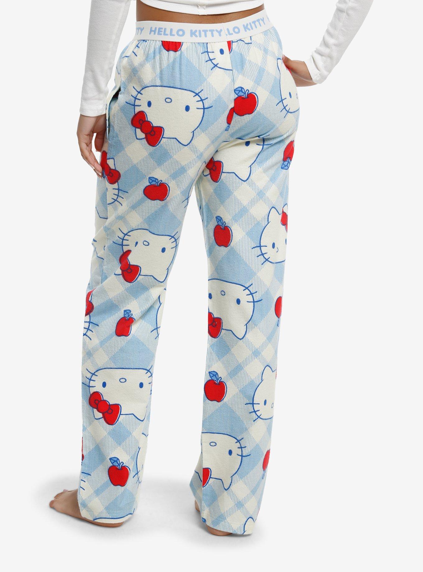 Hello Kitty Apples Plaid Pajama Pants, , hi-res