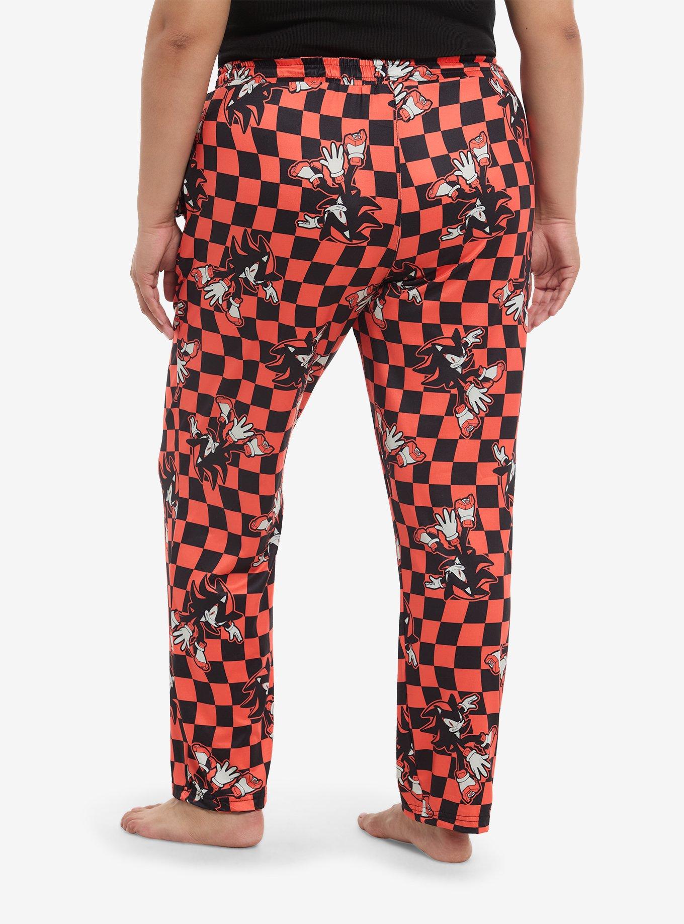 Sonic The Hedgehog Shadow Girls Pajama Pants Plus Size, , hi-res