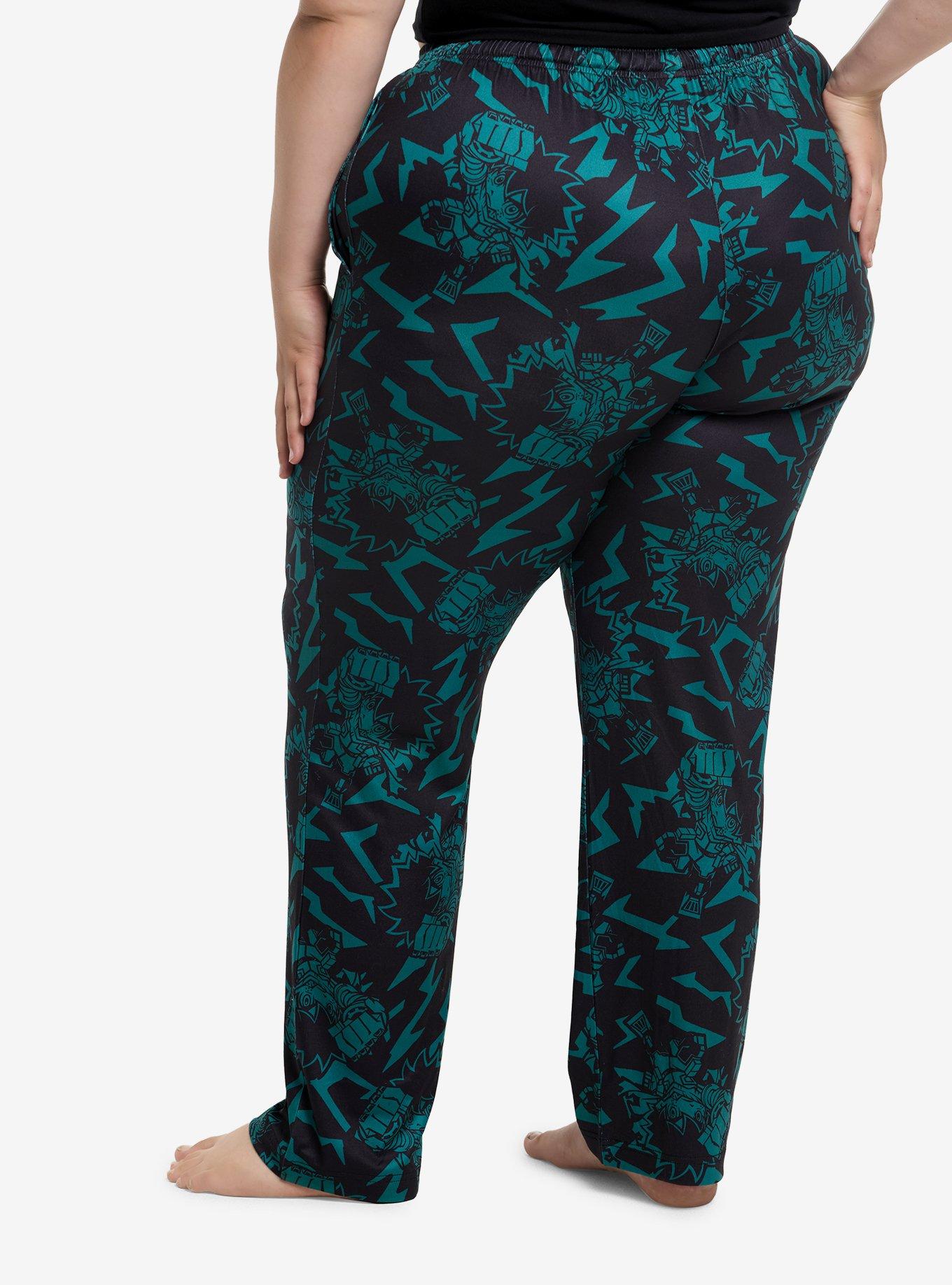 My Hero Academia Chibi Deku Pajama Pants Plus Size, , hi-res