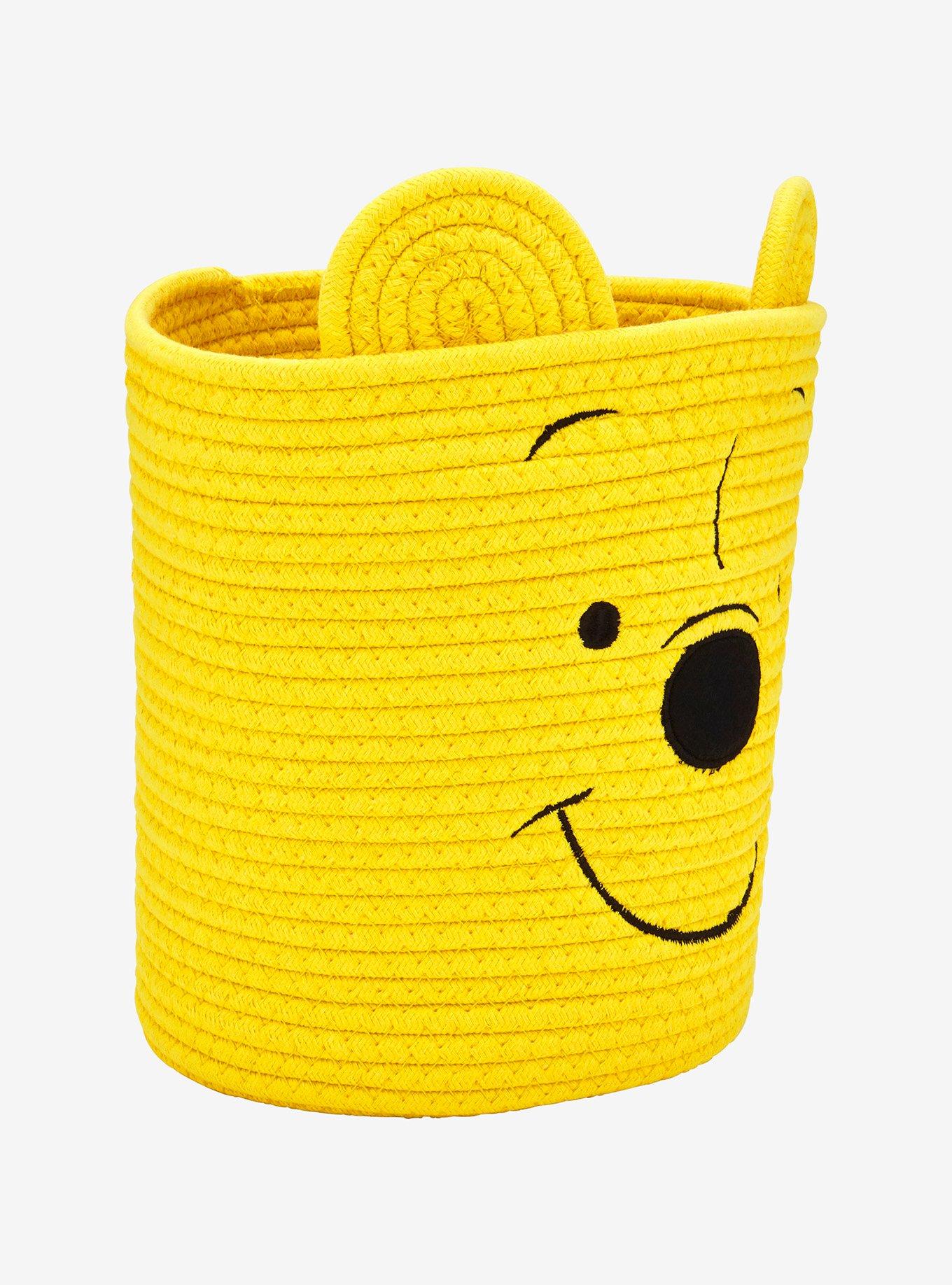 Disney Winnie the Pooh Figural Pooh Bear Rope Basket