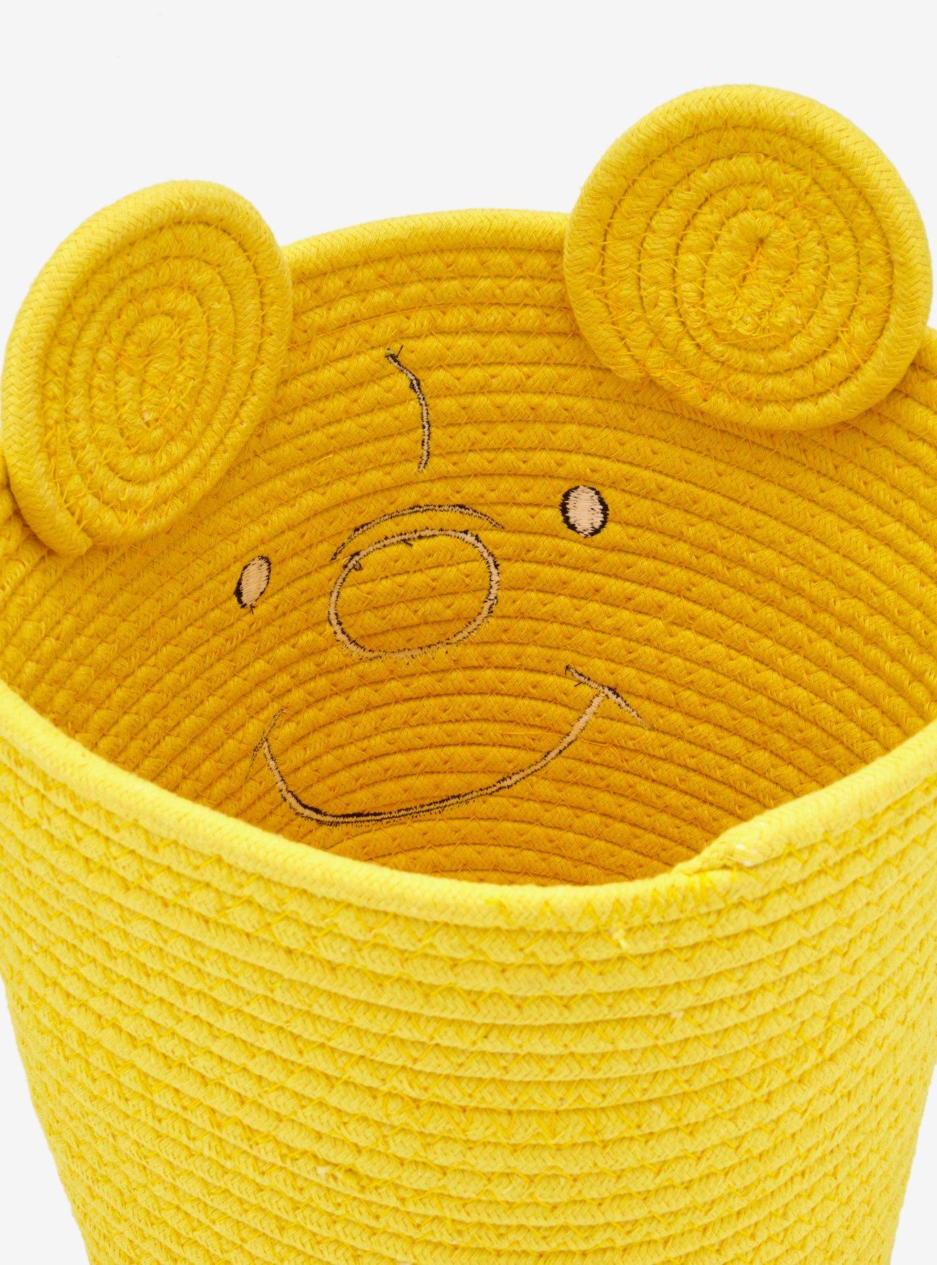 Disney Winnie the Pooh Figural Pooh Bear Rope Basket