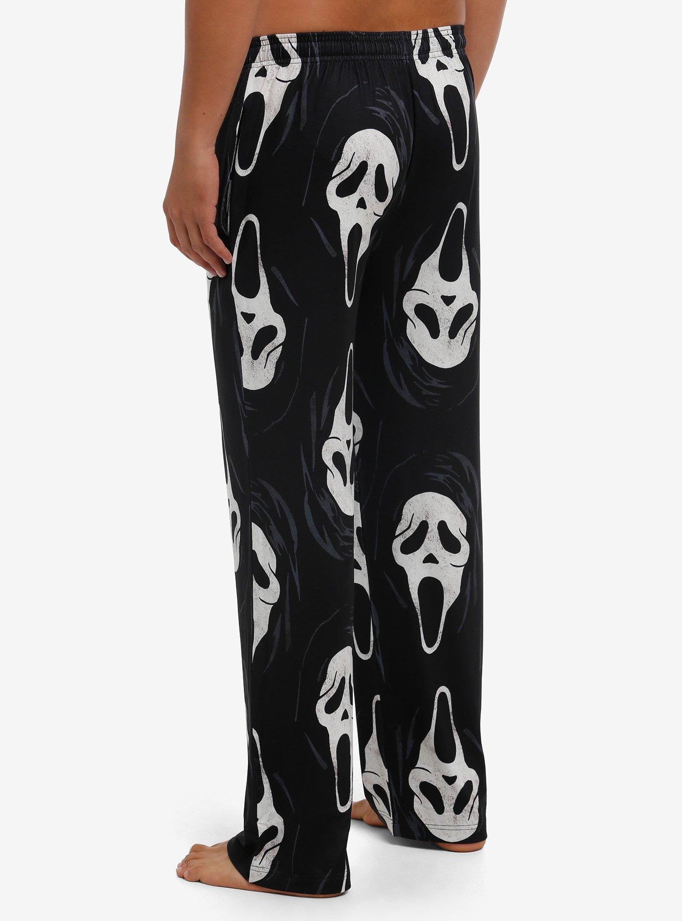 Ghost Face Pajama Pants, , hi-res
