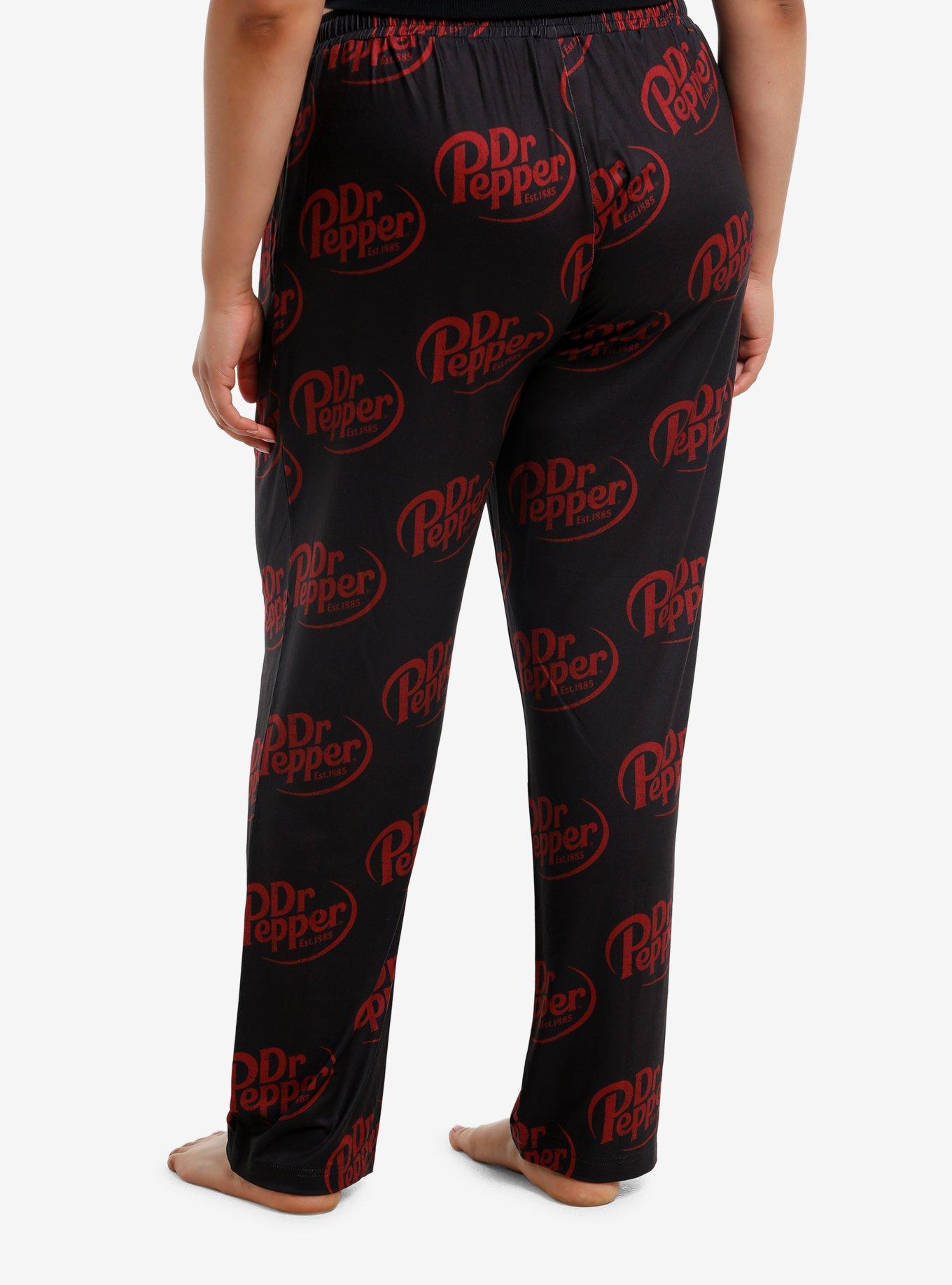 Dr. Pepper Logo Pajama Pants Plus Size, , hi-res