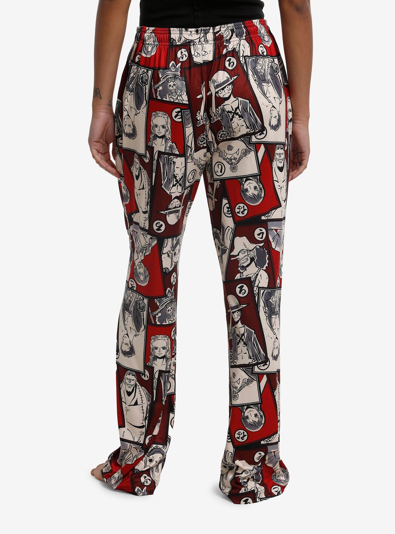 One Piece Tonal Portraits Pajama Pants, , hi-res
