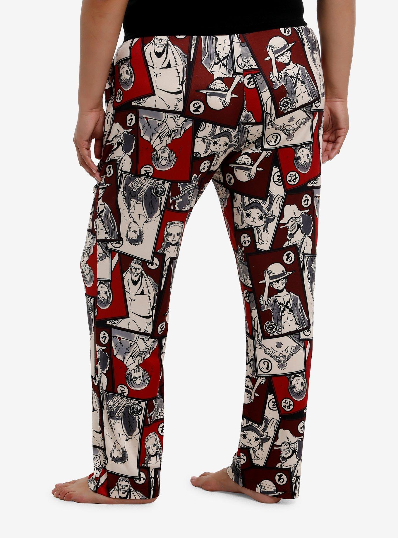 One Piece Tonal Portraits Girls Pajama Pants Plus Size, , hi-res