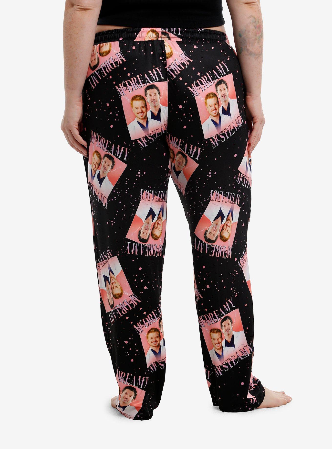 Grey's Anatomy McDreamy & McSteamy Girls Pajama Pants Plus Size, , hi-res