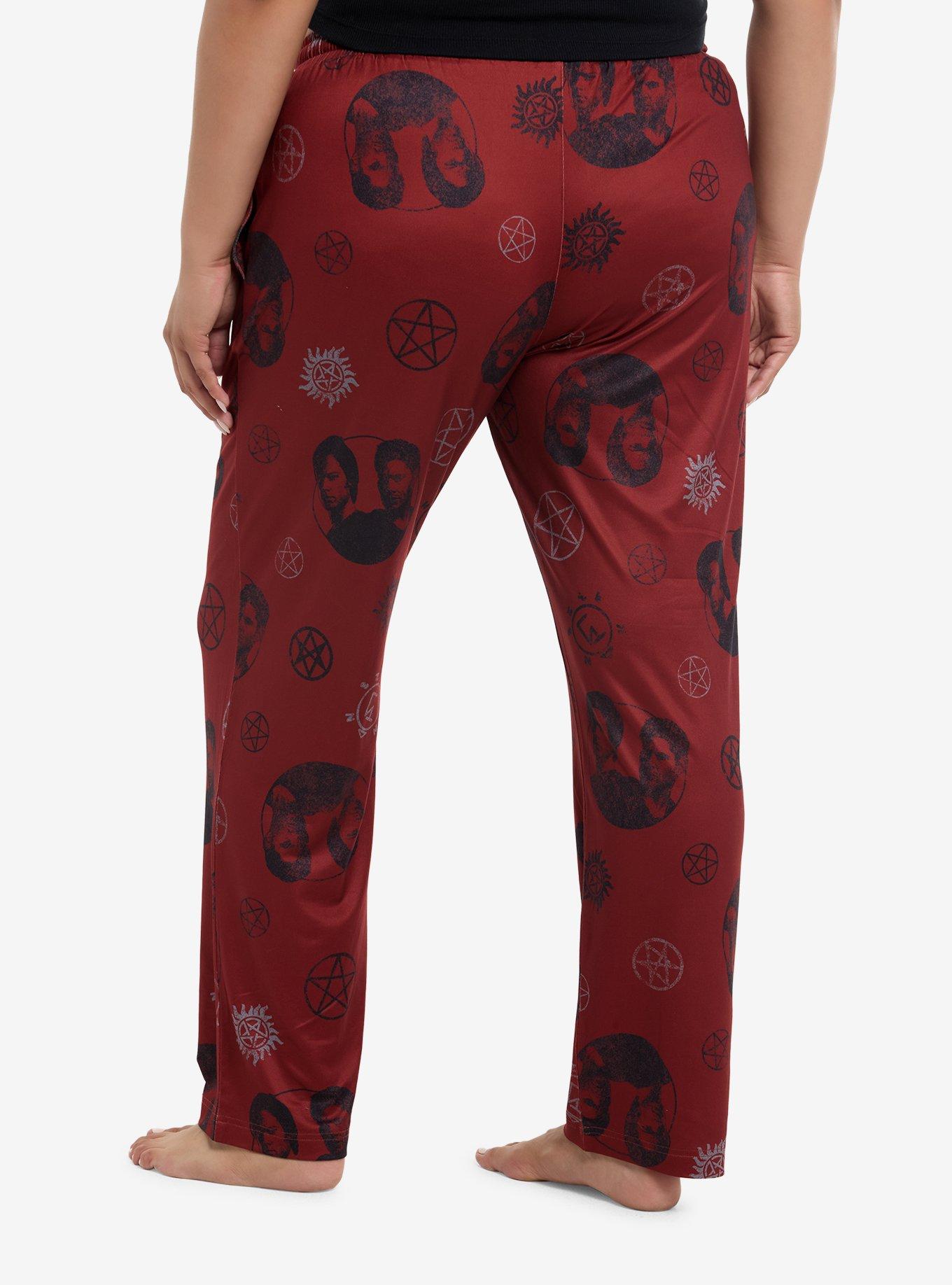 Supernatural Winchester Brothers Pajama Pants Plus Size, , hi-res
