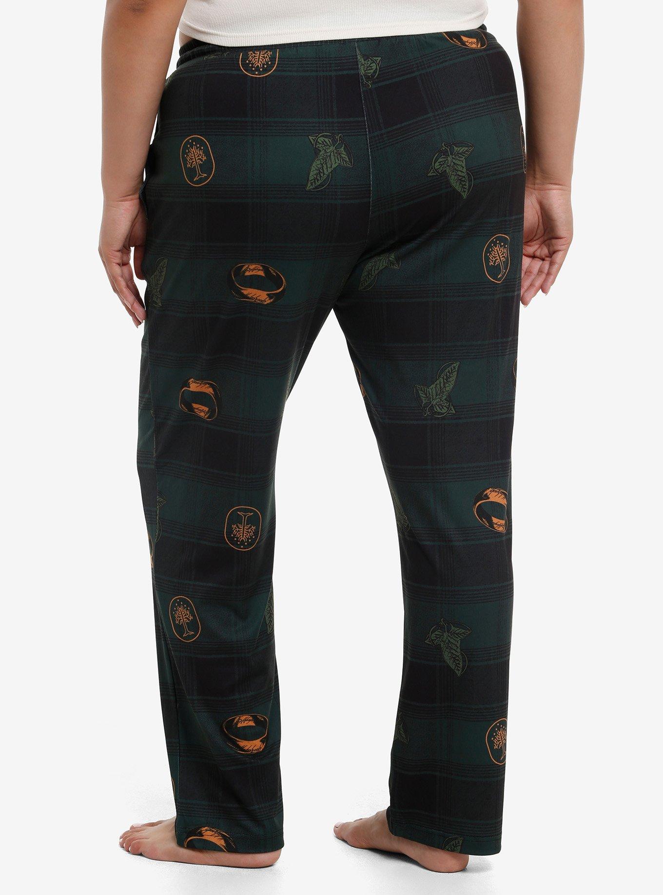 The Lord Of The Rings Allover Print Girls Pajama Pants Plus Size, , hi-res