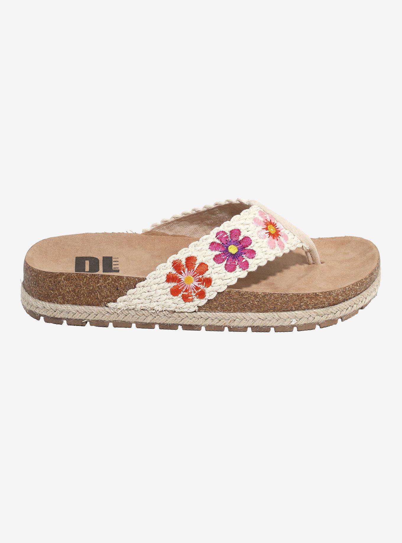 Dirty Laundry White Tigerlily Floral Sandals, MULTI, alternate
