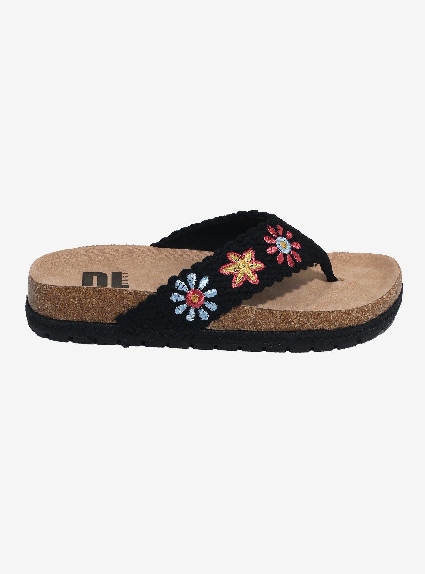 Dirty Laundry Black Tigerlily Floral Sandals, MULTI, alternate
