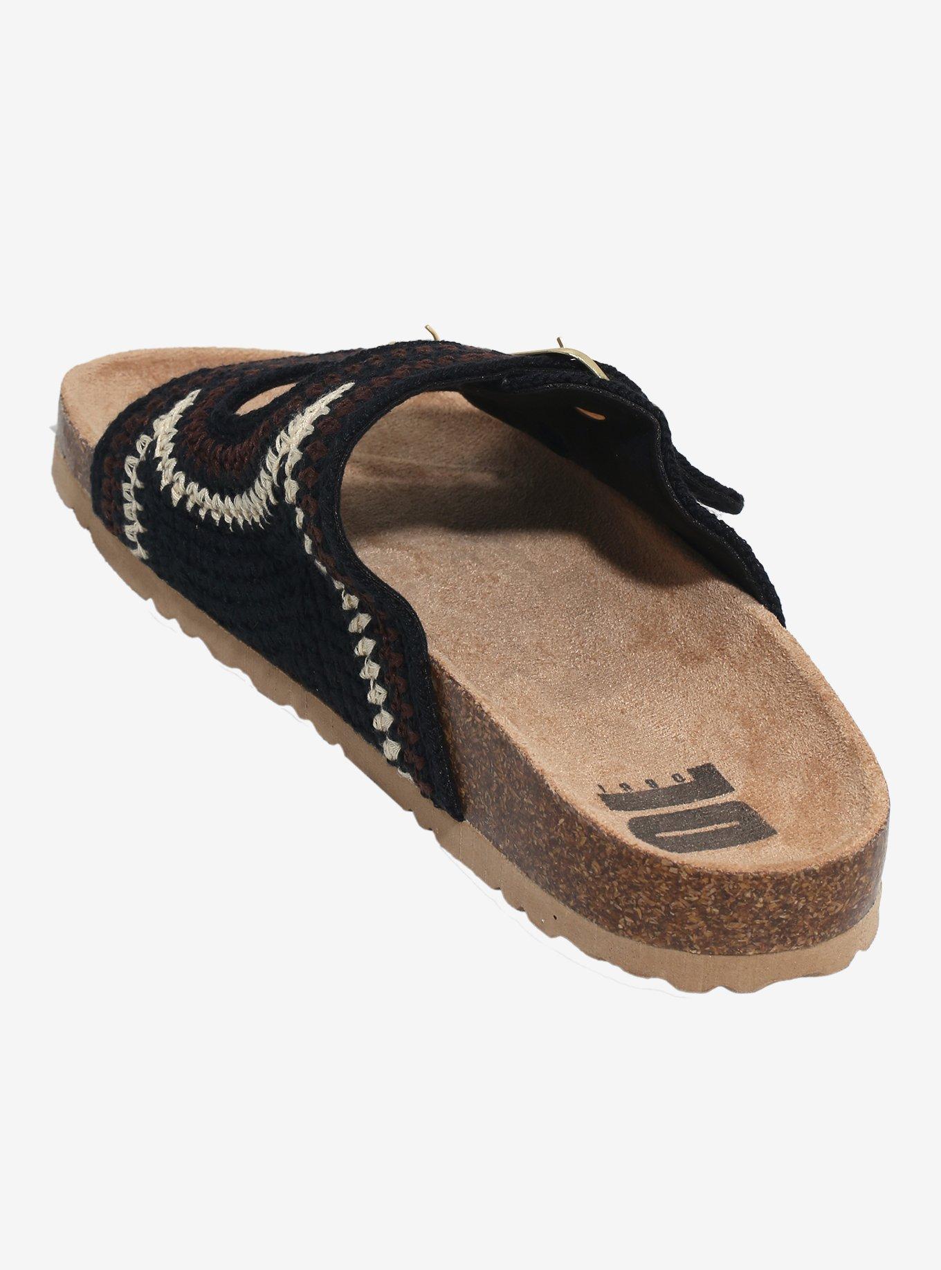 Dirty Laundry Tambour Crochet Buckle Sandals, , hi-res