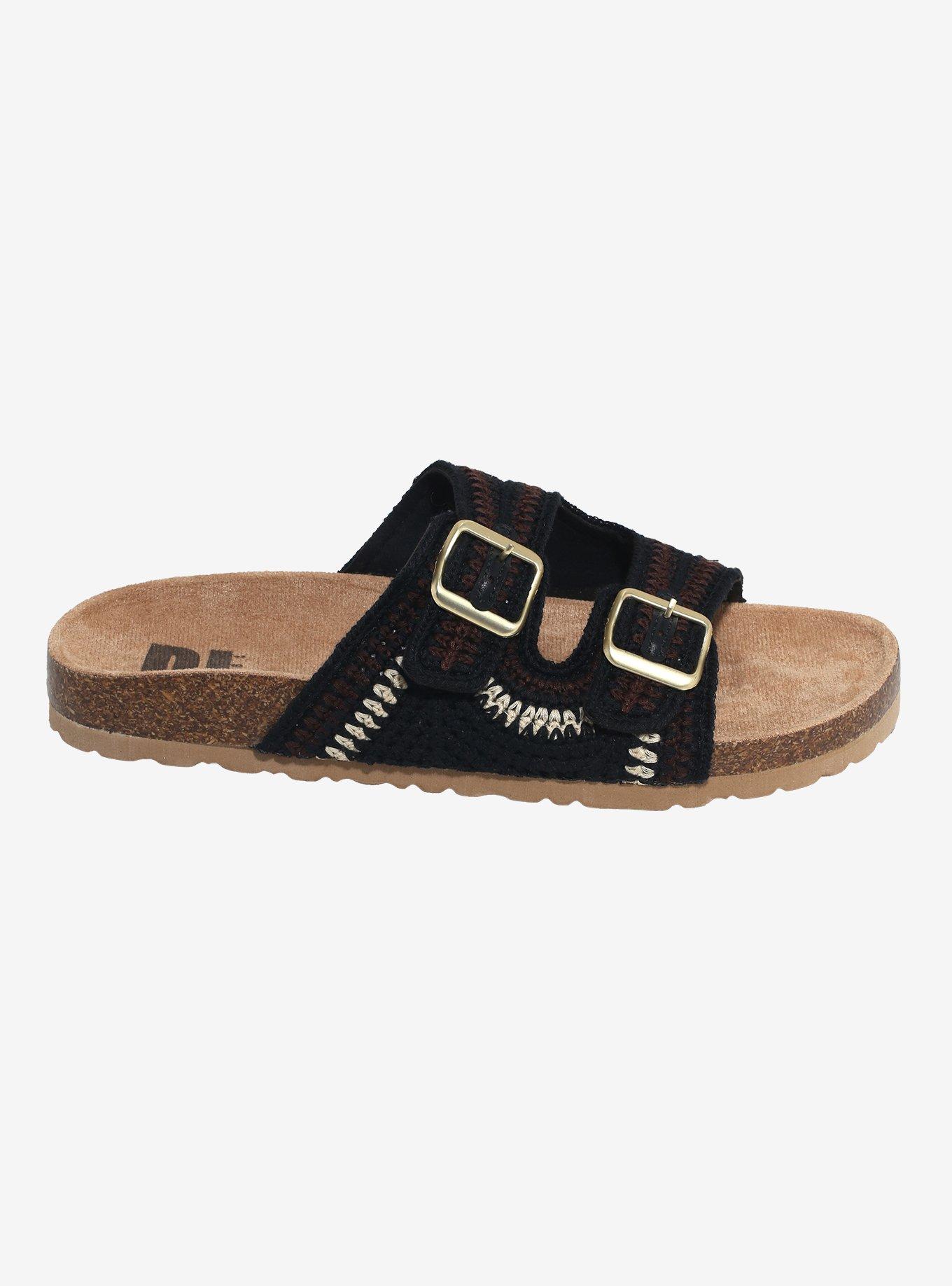 Dirty Laundry Tambour Crochet Buckle Sandals, MULTI, alternate