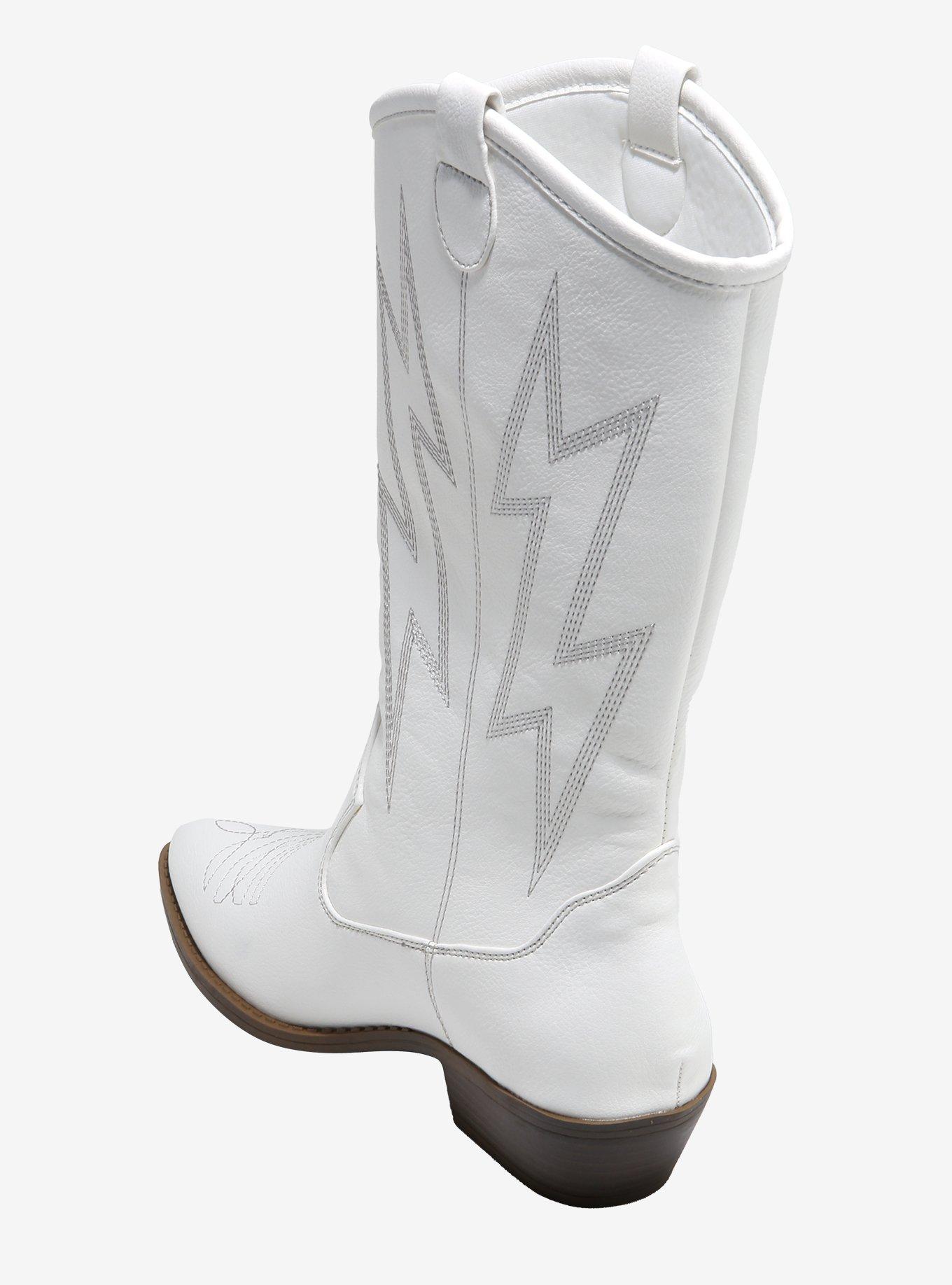 Dirty Laundry White Josea Cowboy Boots, MULTI, alternate