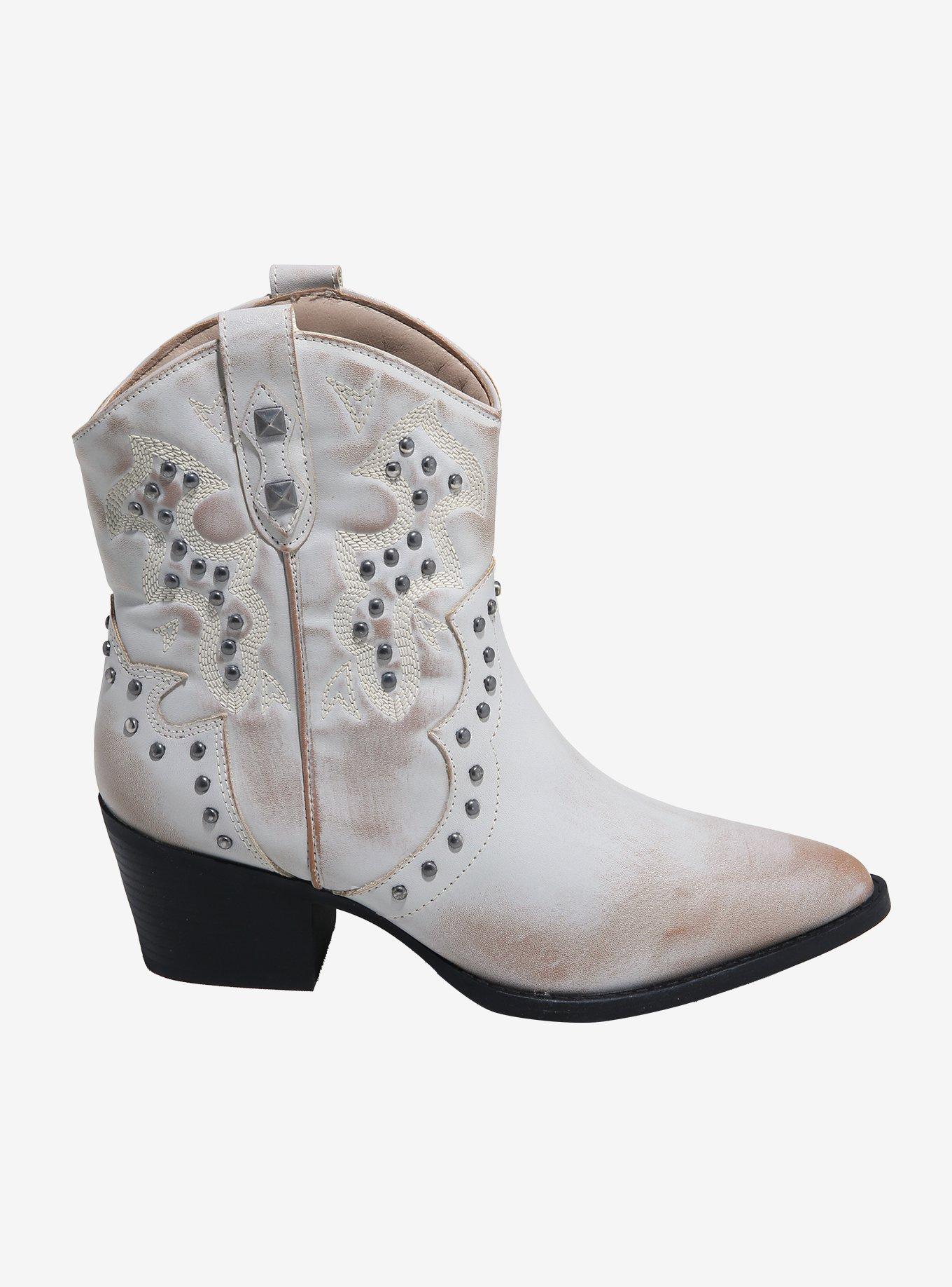 Dirty Laundry White Nowhere Stud Cowboy Boots, MULTI, alternate