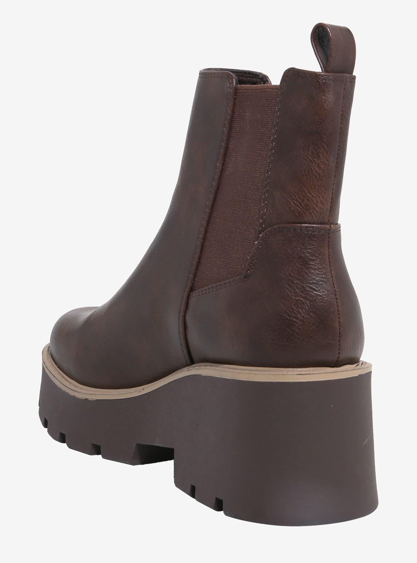 Dirty Laundry Brown Chelsea Boots, , hi-res