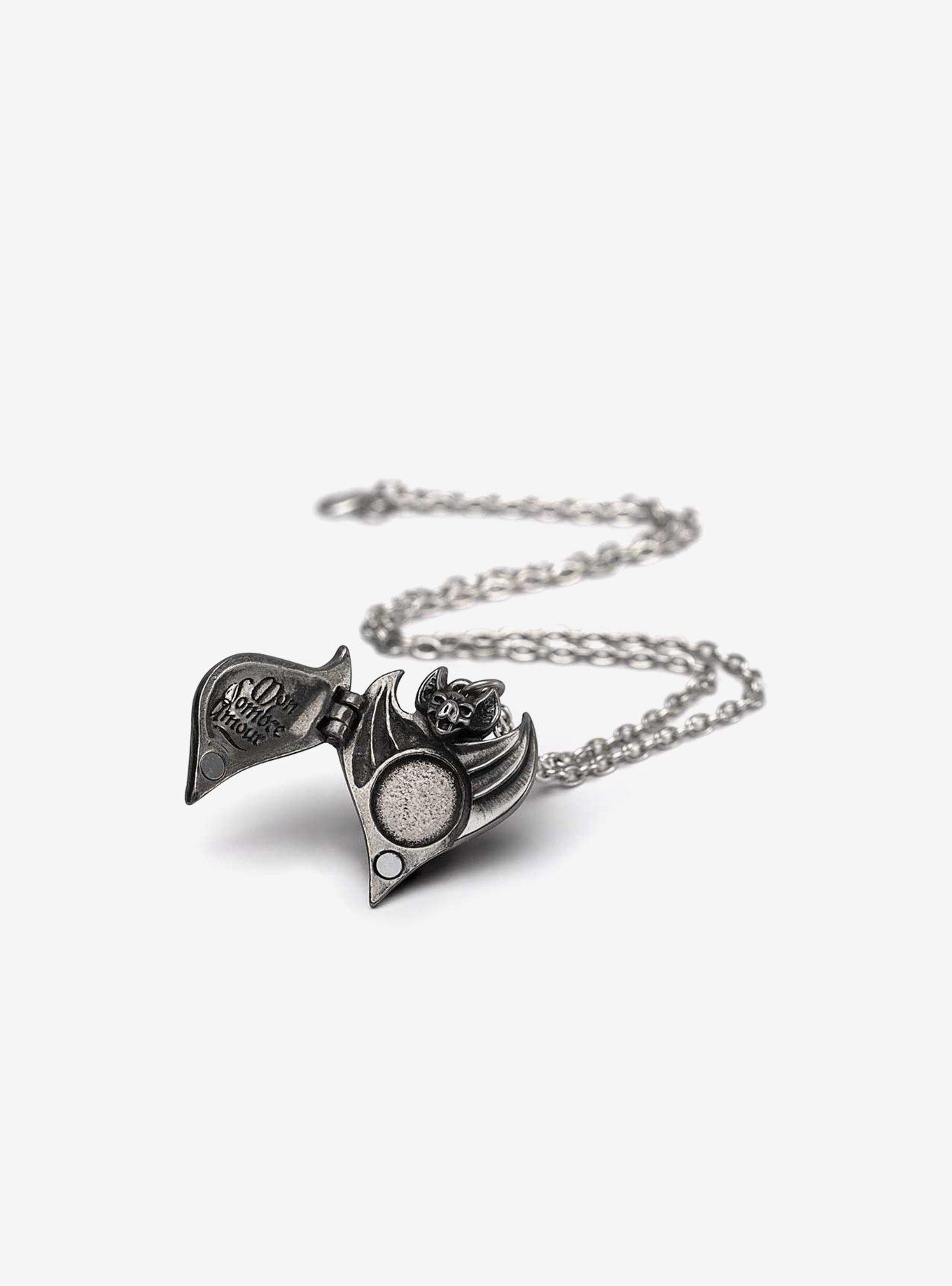 Alchemy of England Darken Heart Locket Pendant Necklace, , alternate
