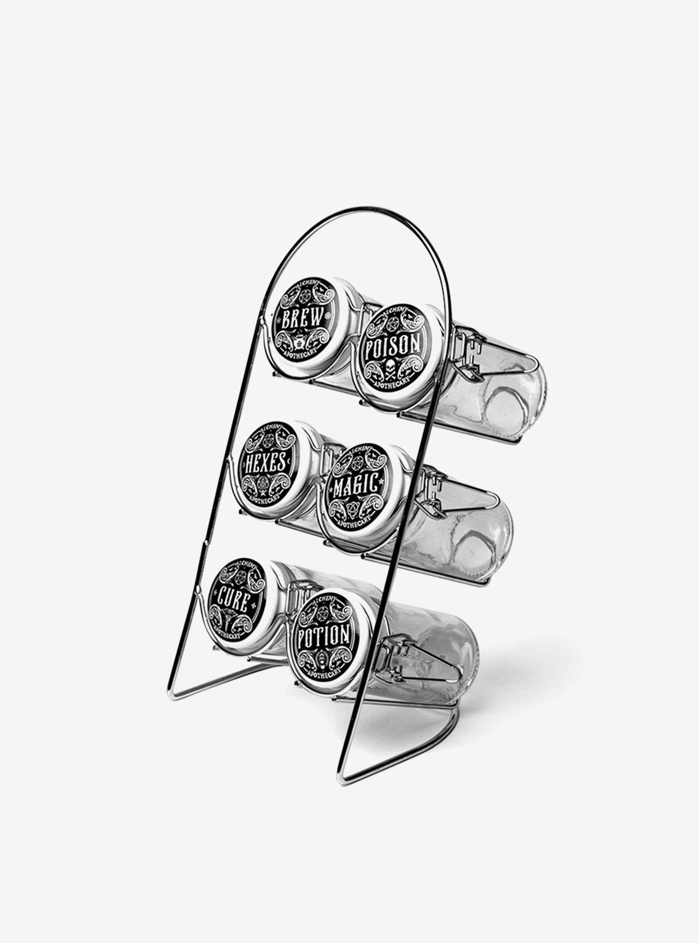 Alchemy of England Witch's Spice Rack Storage Jars, , hi-res