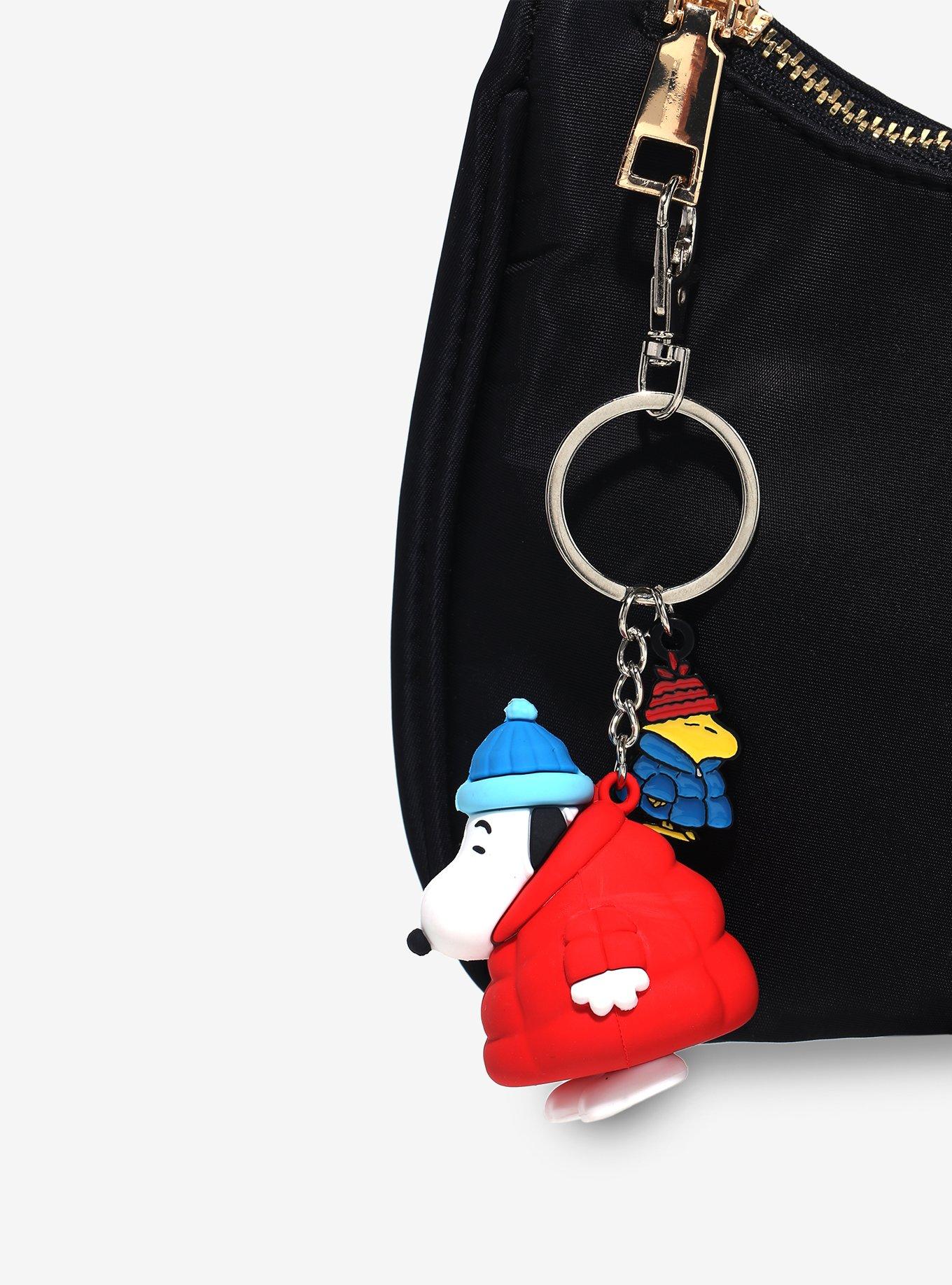 Peanuts Snoopy Puffer Jacket Multi-Charm Keychain - BoxLunch Exclusive