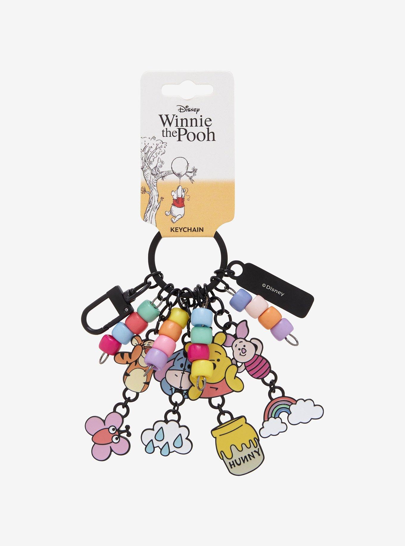 Disney Winnie the Pooh Beaded Multi-Charm Keychain — BoxLunch Exclusive
