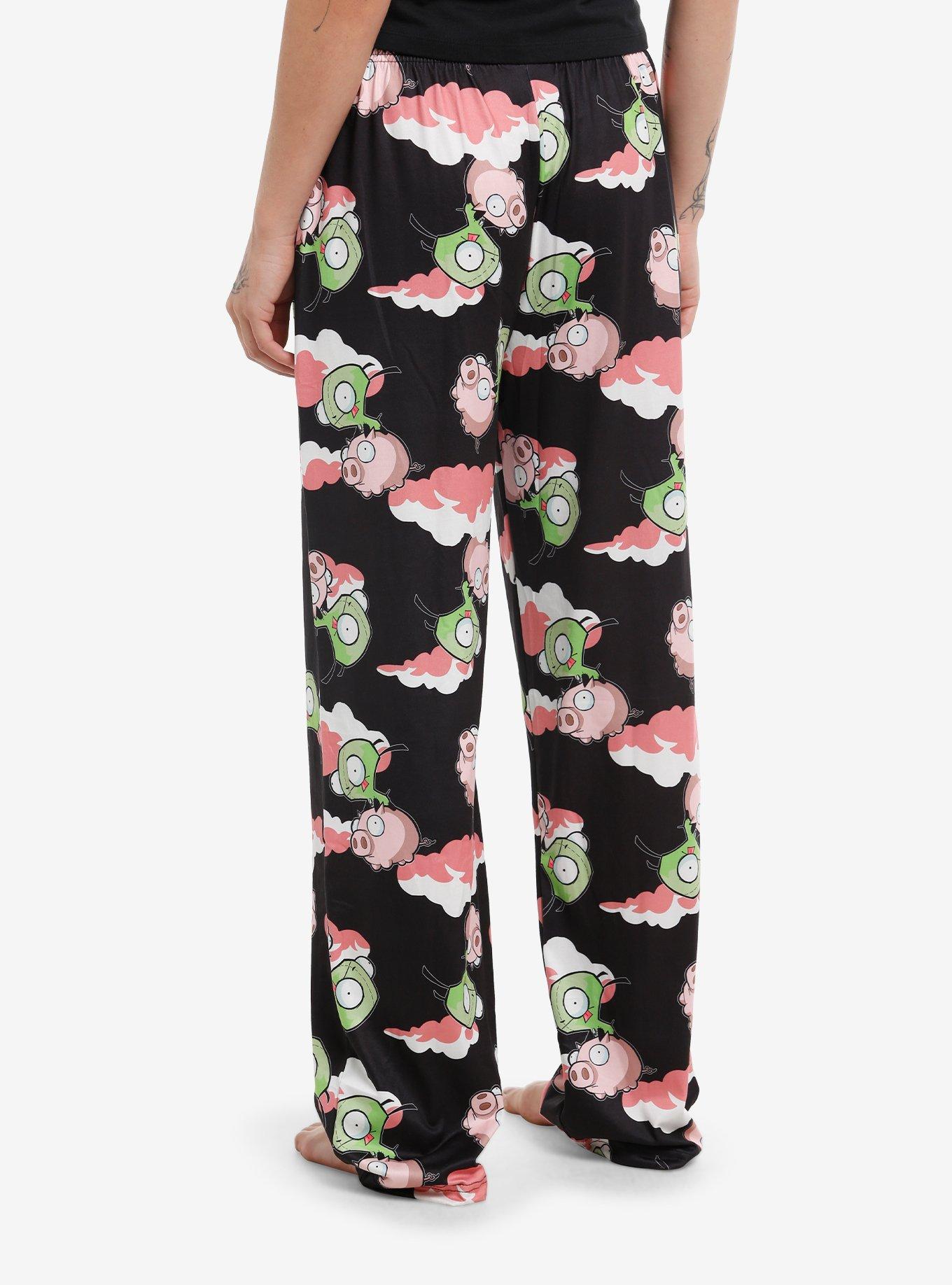 Invader Zim GIR Pig Clouds Pajama Pants, , hi-res