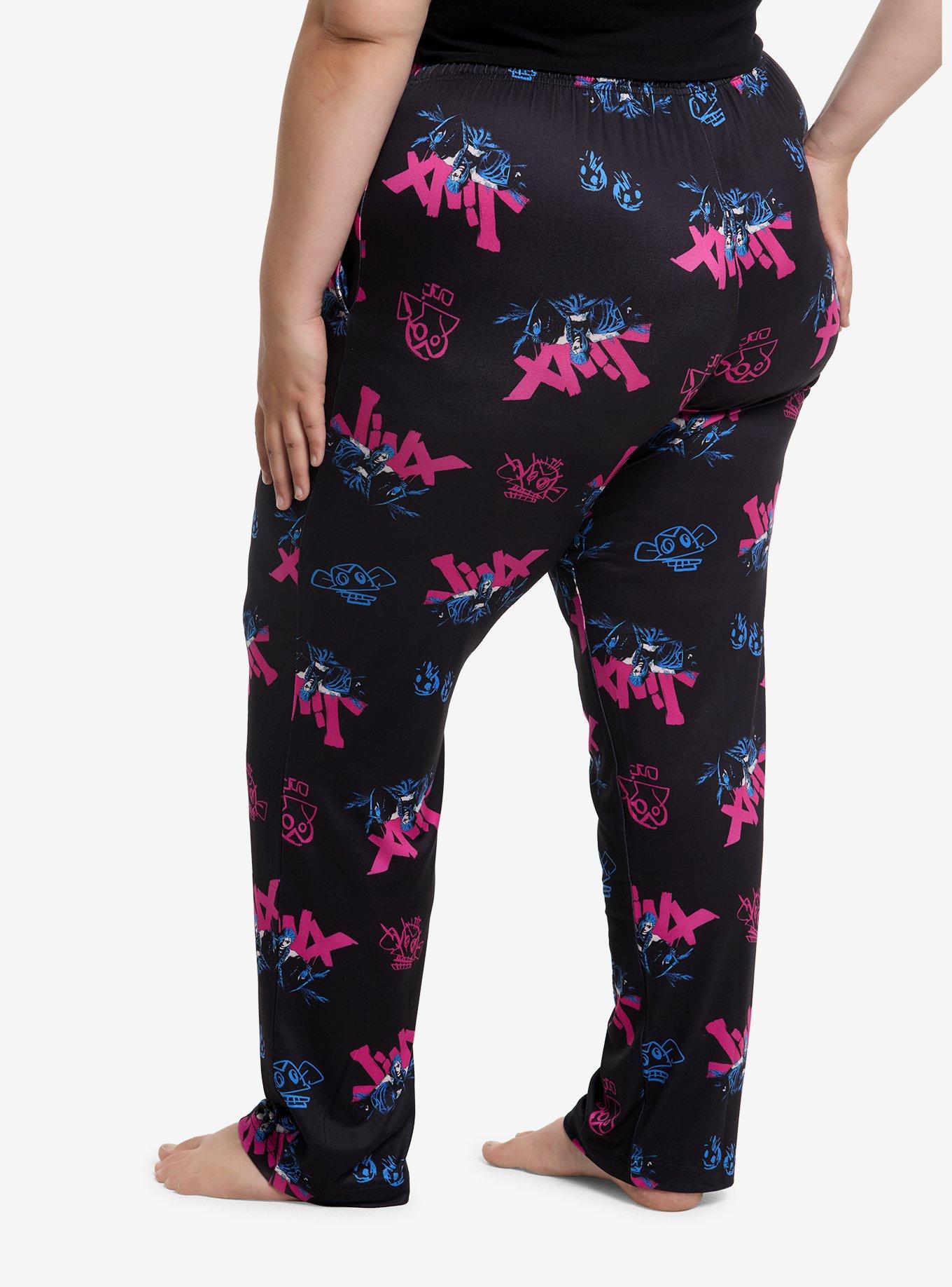 Arcane Jinx Pajama Pants Plus Size, , hi-res