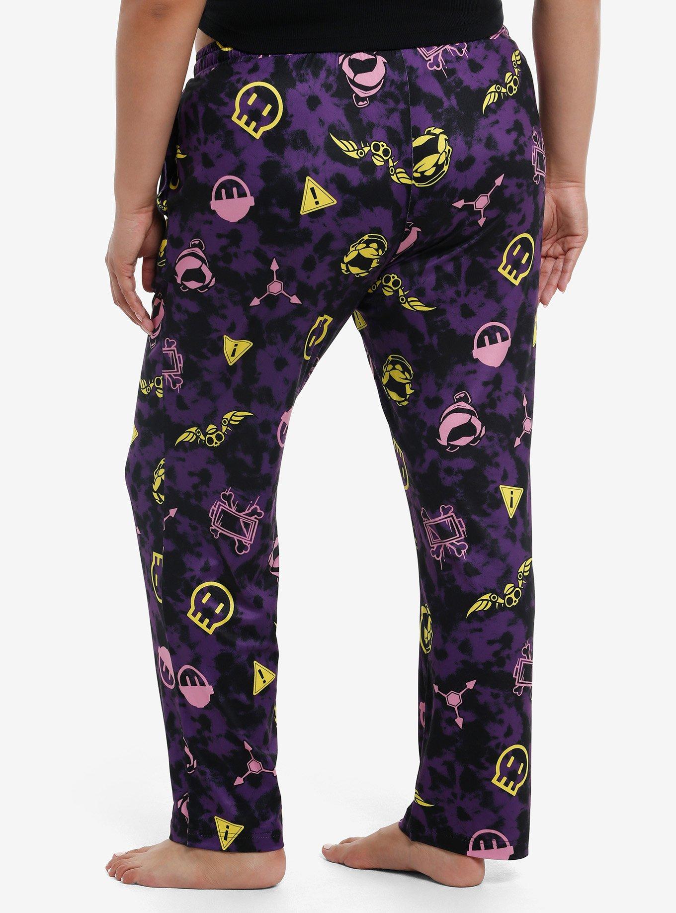 Murder Drones Symbols Girls Pajama Pants Plus Size, , hi-res