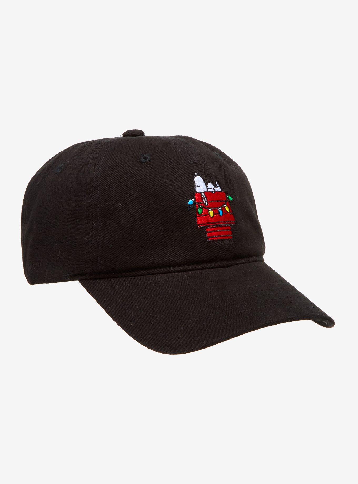 Peanuts Snoopy Christmas Doghouse Ball Cap — BoxLunch Exclusive, , hi-res