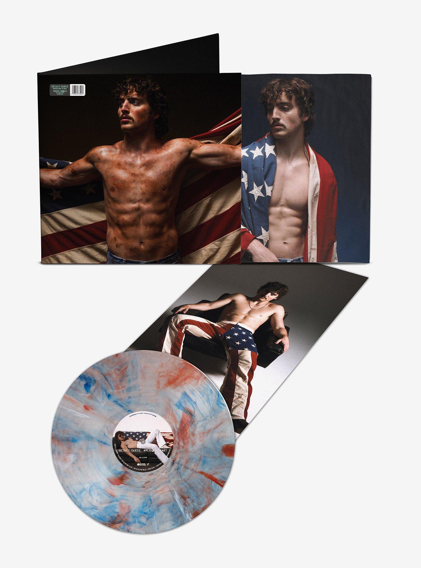 Benson Boone American Heart (Red White & Blue Marble) Vinyl LP, , hi-res