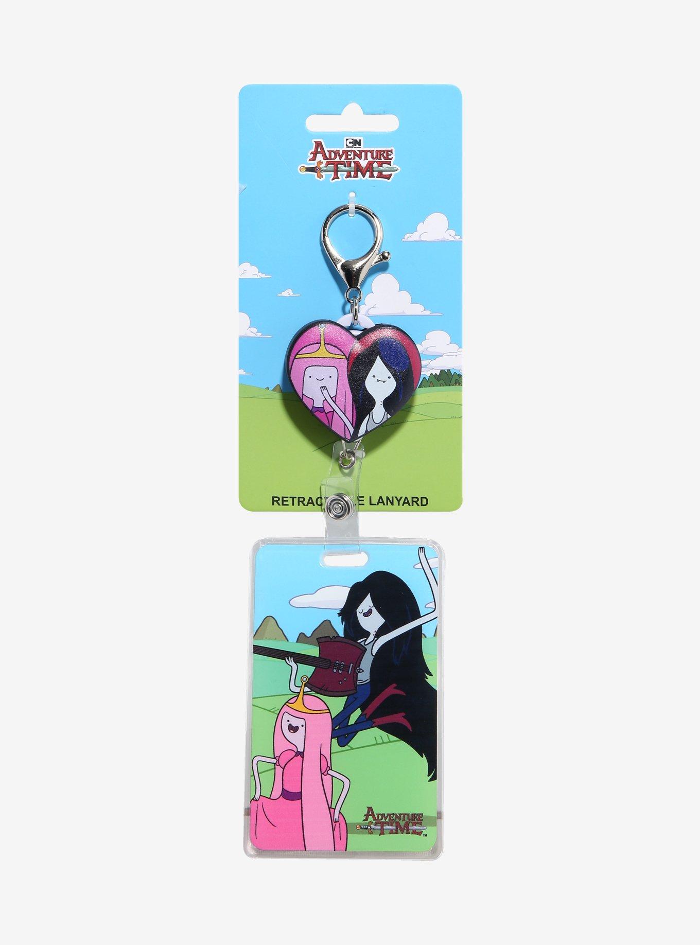 Adventure Time Marceline & Princess Bubblegum Retractable Lanyard - BoxLunch Exclusive, , alternate